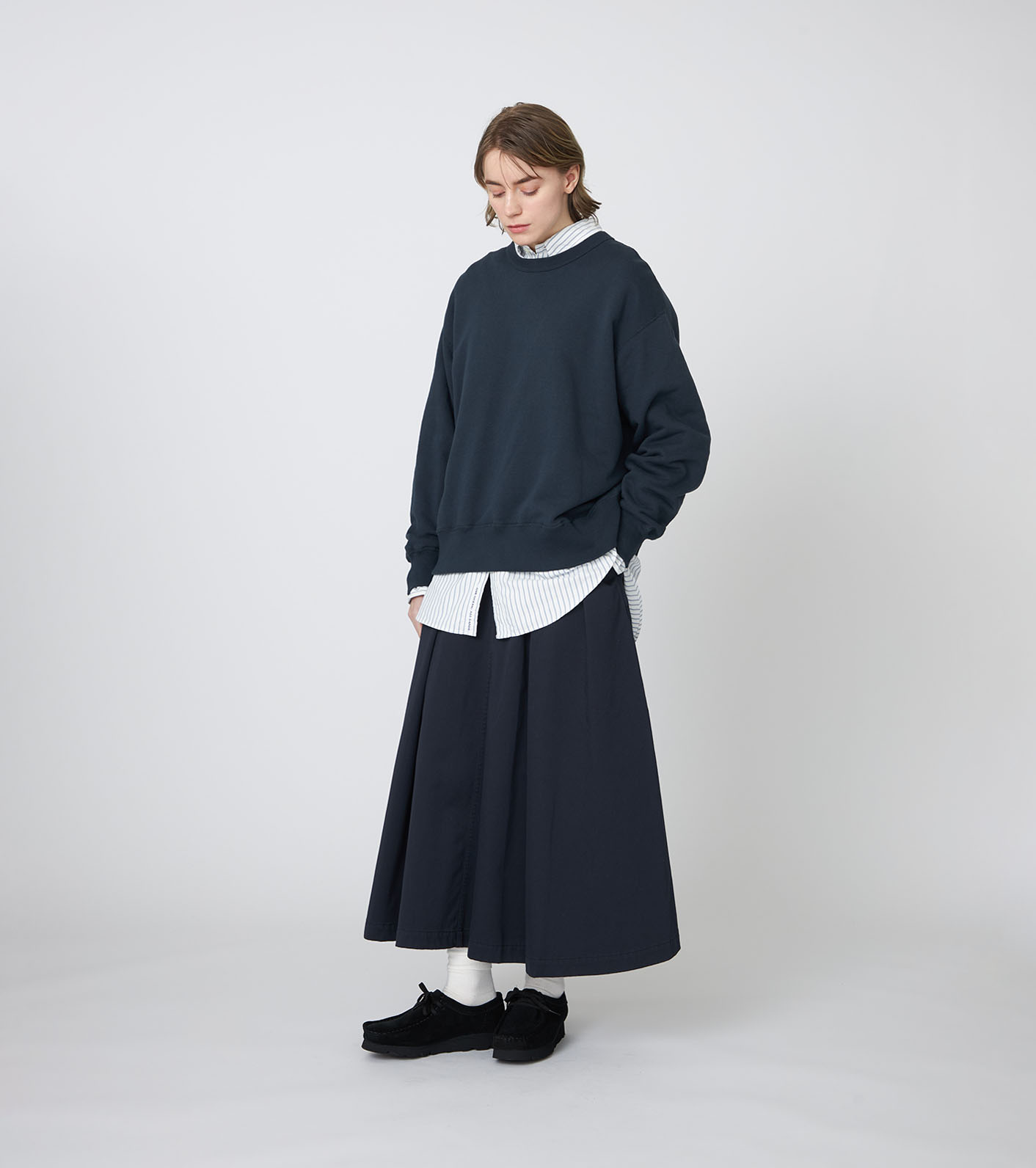 nanamica / Reversible Crew Neck Sweat nanamica / Reversible Crew Neck Sweat