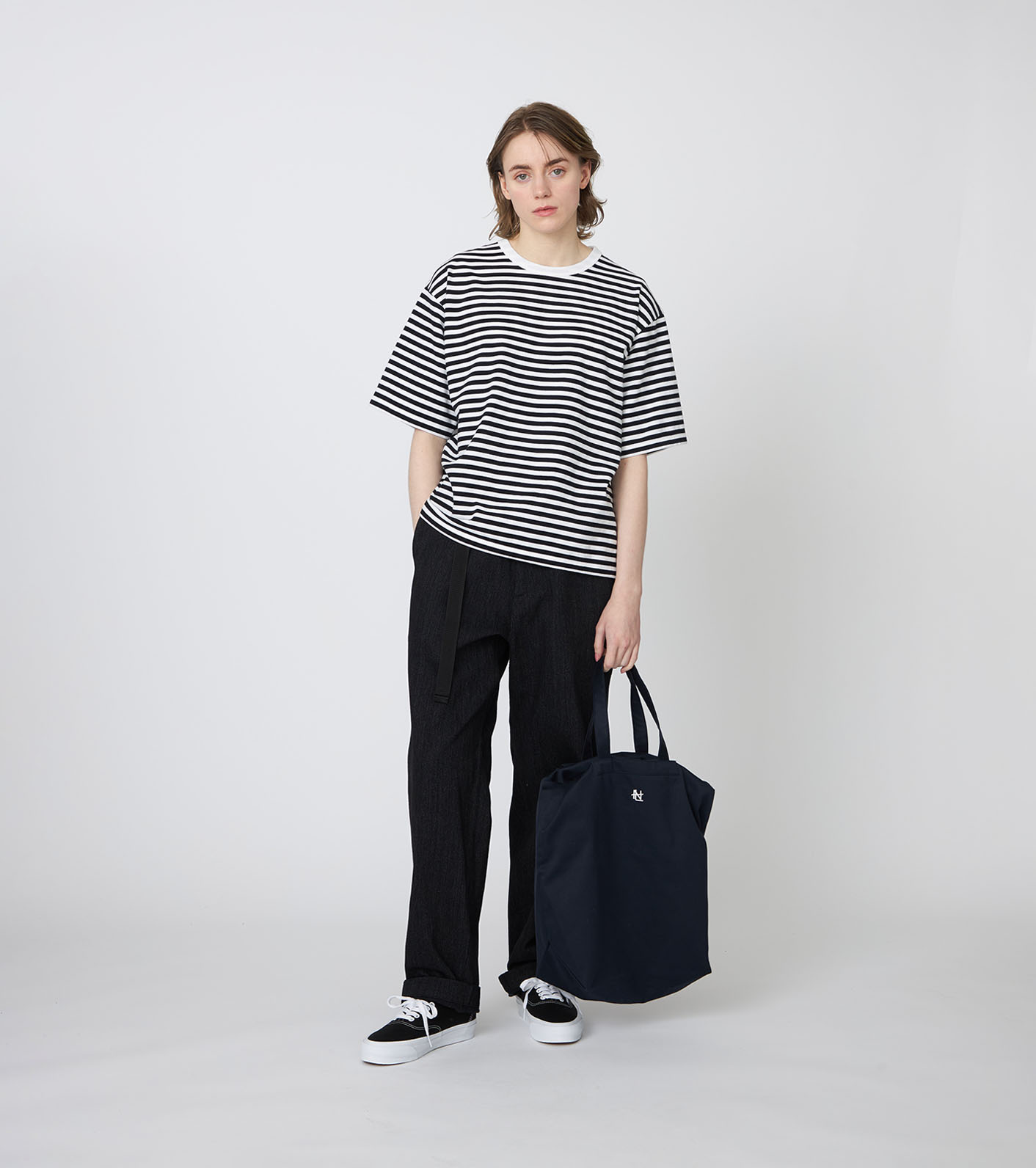 nanamica / COOLMAX Stripe Jersey Tee