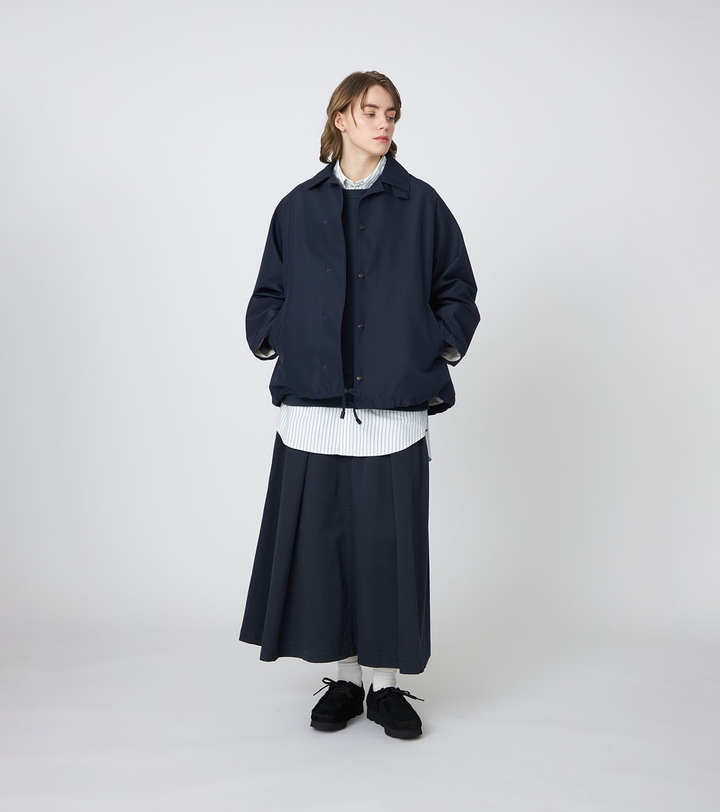 nanamica ボトム/34/--/BRW/ストライプ/SUCS228