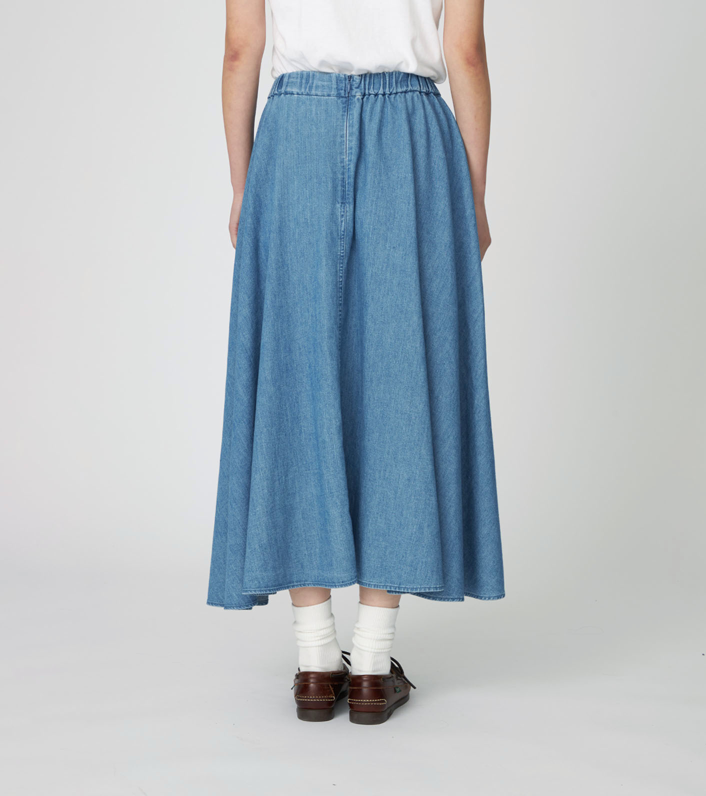 nanamica / Light Denim Circular Skirt