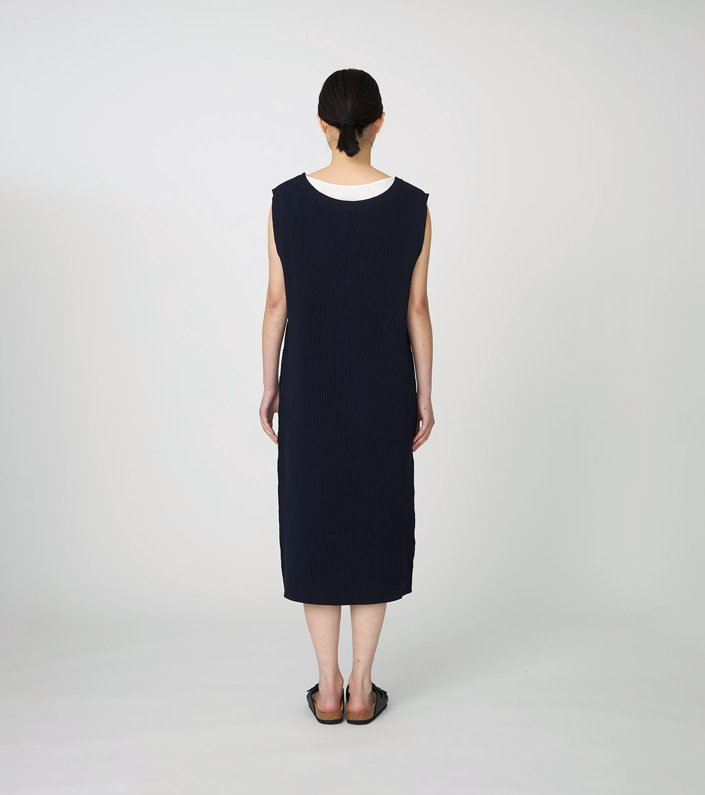ワンピース YUKI SHIMANE Cotton mesh Knit dress BLACK BY MOUSSY | 2way mesh knit dress (ワンピース(ミニ