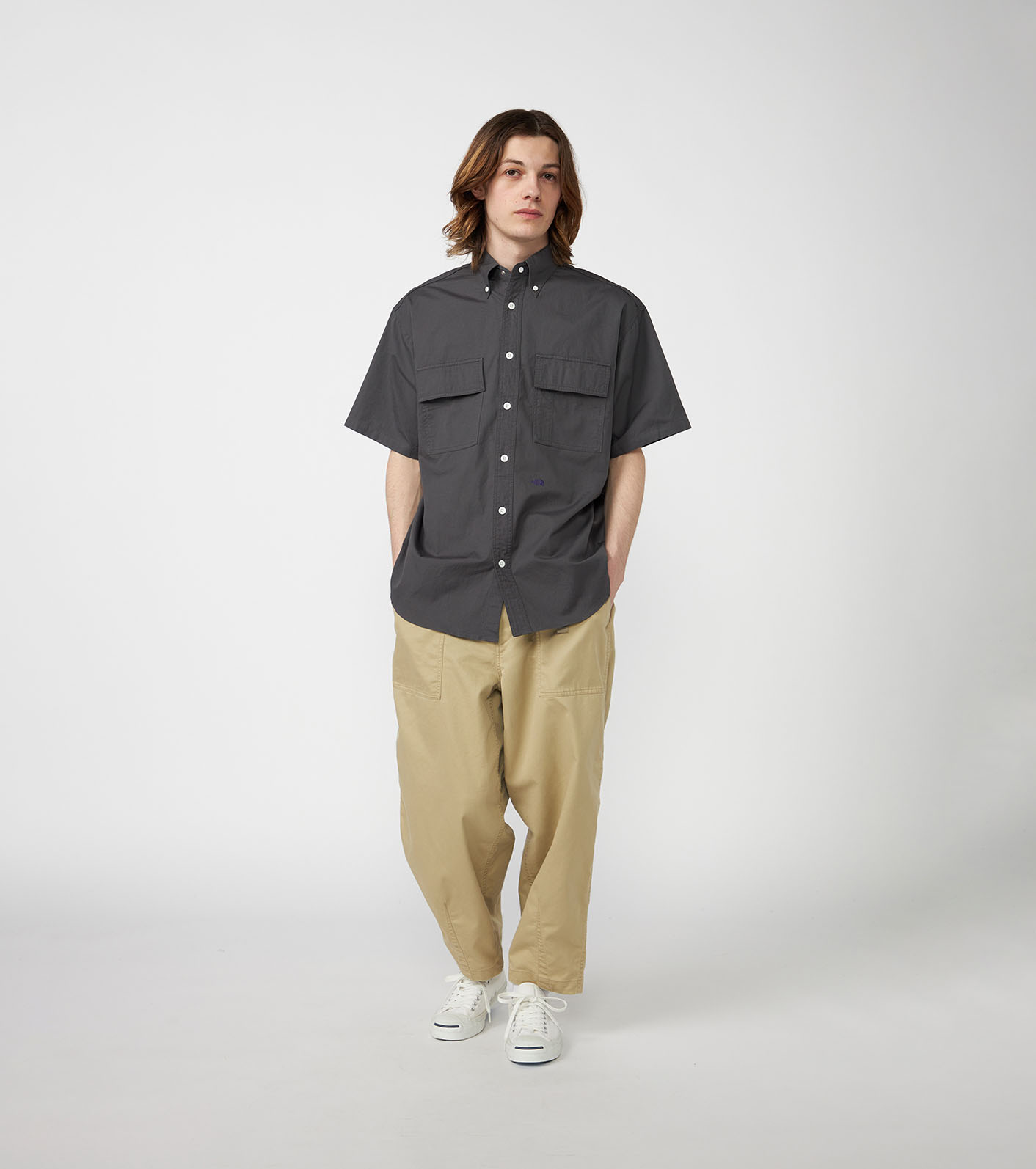 wide chino pants | Nalm.