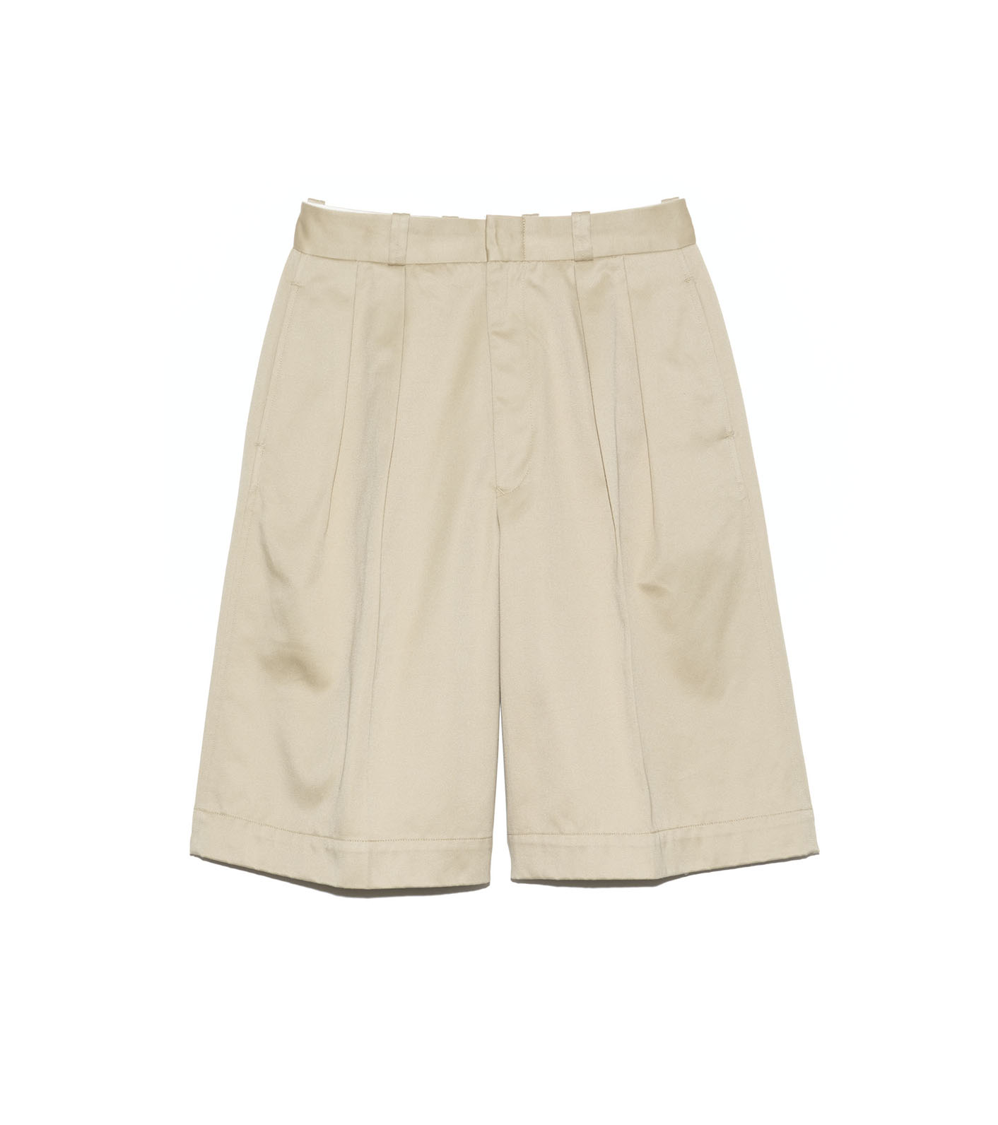 NANAMICA DOUBLE PLEAT CHINO SHORTS DRY SAND | TODAY CLOTHING