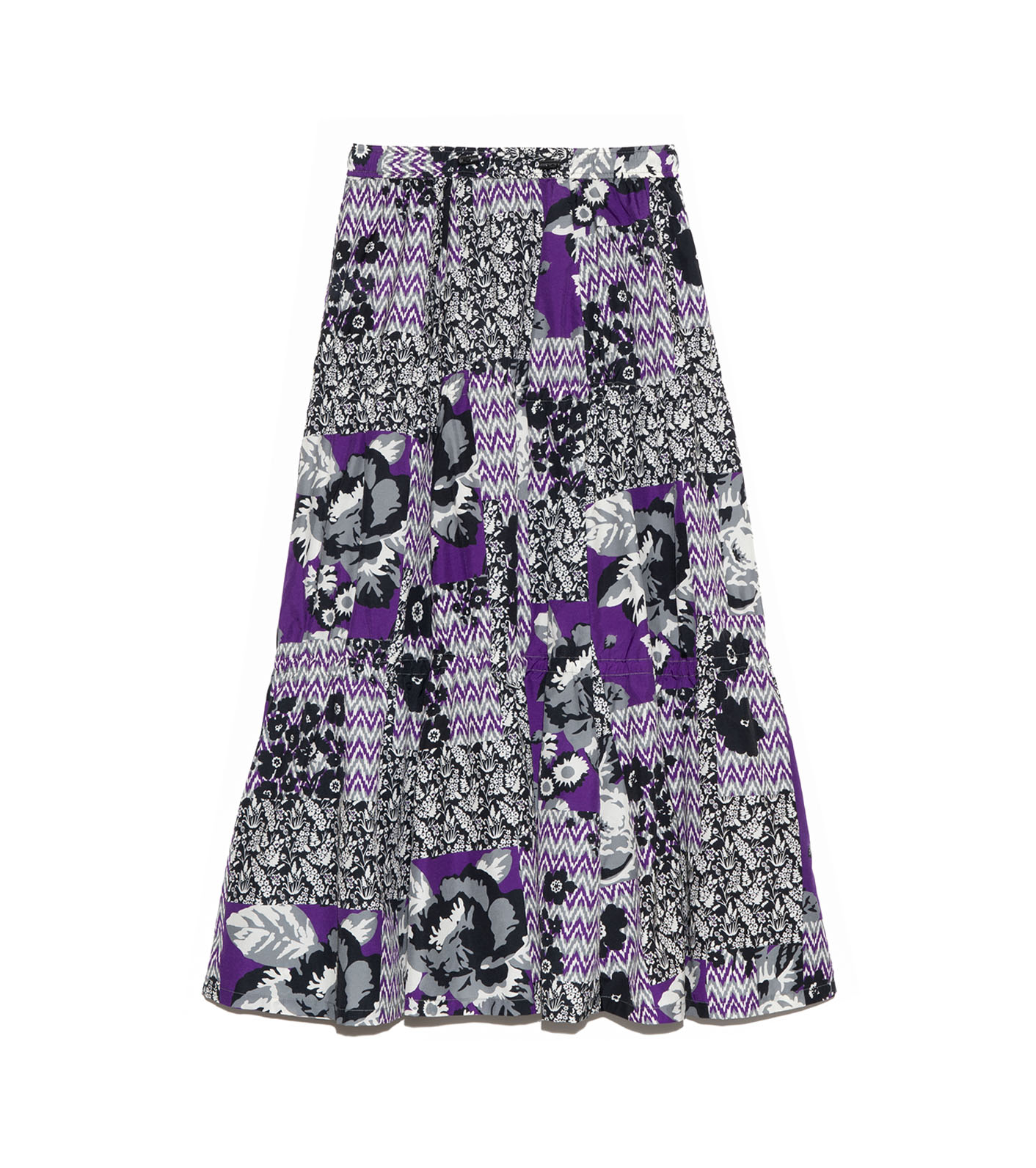 nanamica / Flower Printed Field Tiered Skirt nanamica / Flower Printed Field Tiered Skirt