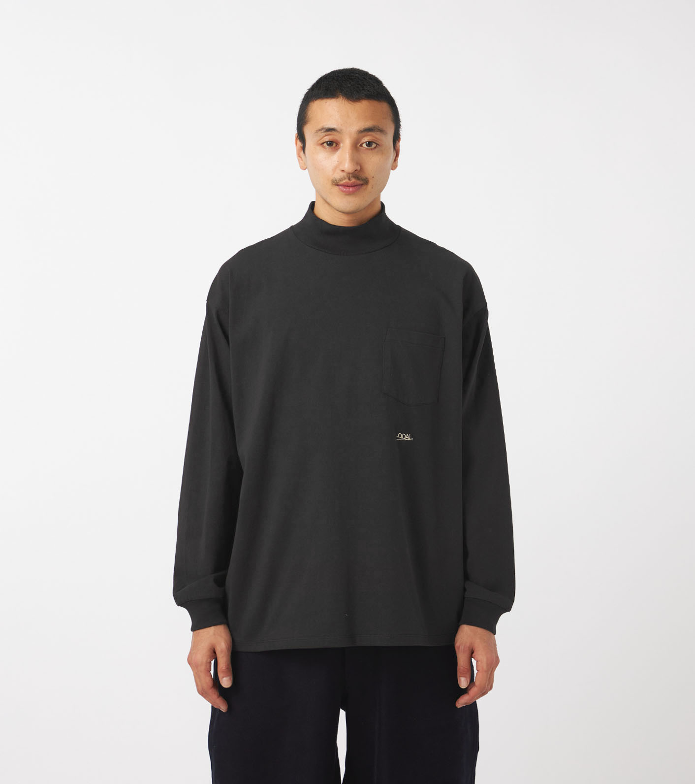 nanamica / OOAL Mock Neck L/S Tee
