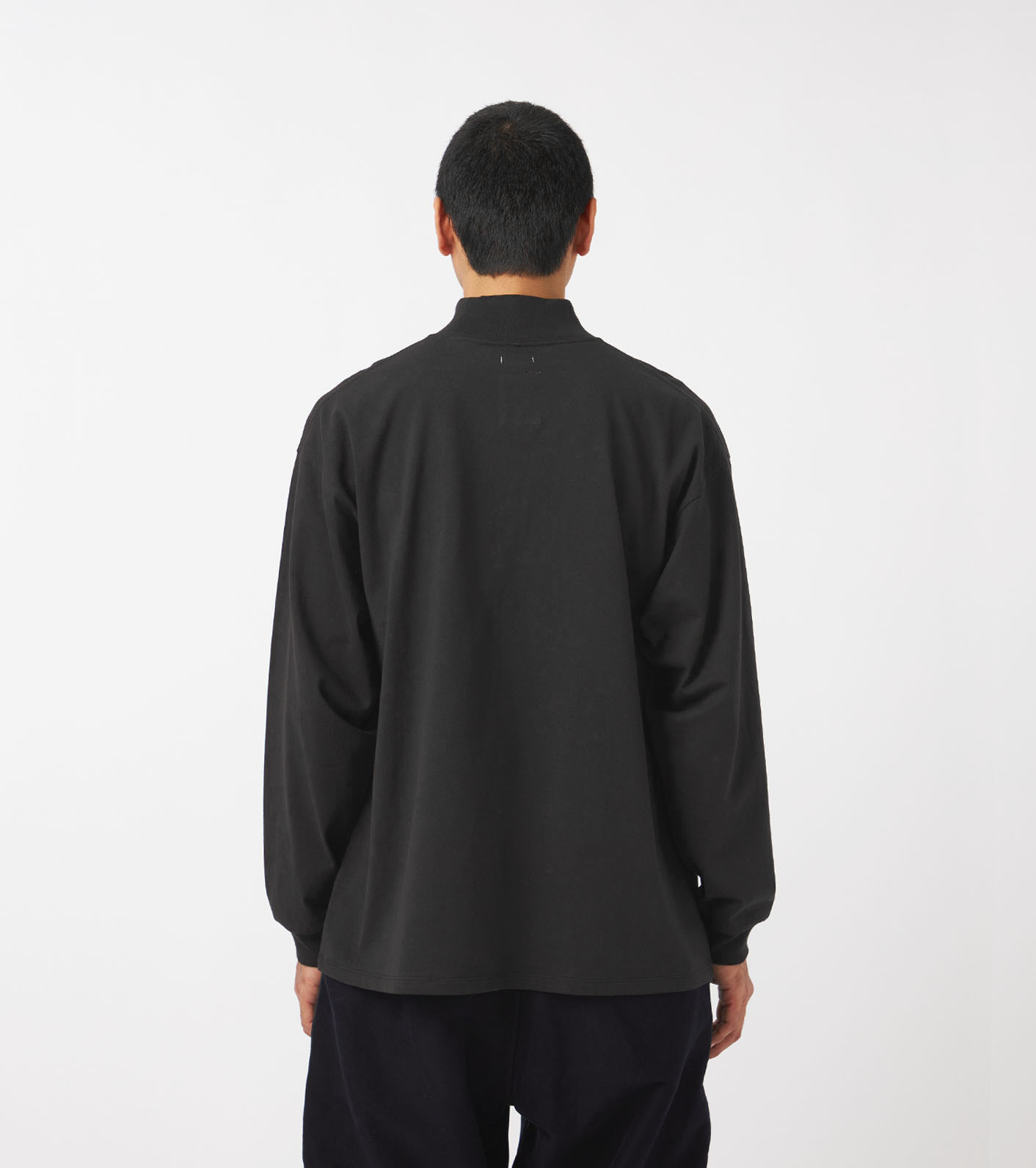 nanamica / OOAL Mock Neck L/S Tee