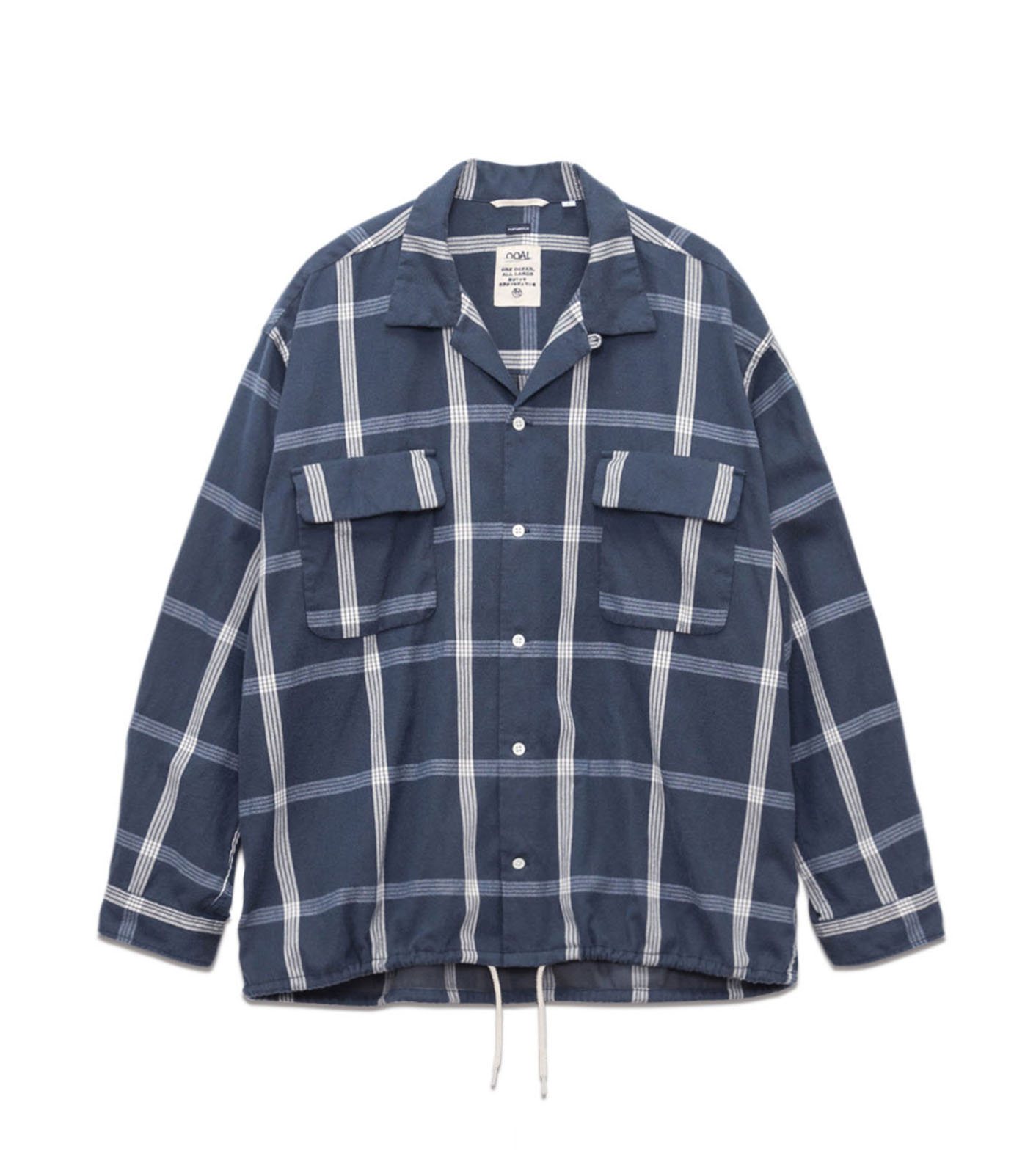 nanamica / Regular Collar Gingham Check Wind Shirt