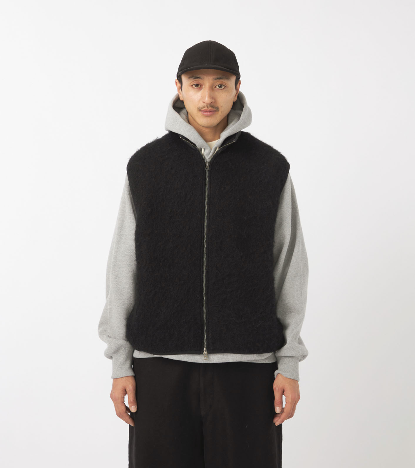 nanamica Zip-Up Mohair Vest モヘアベスト nanamica / Zip-Up Mohair Vest