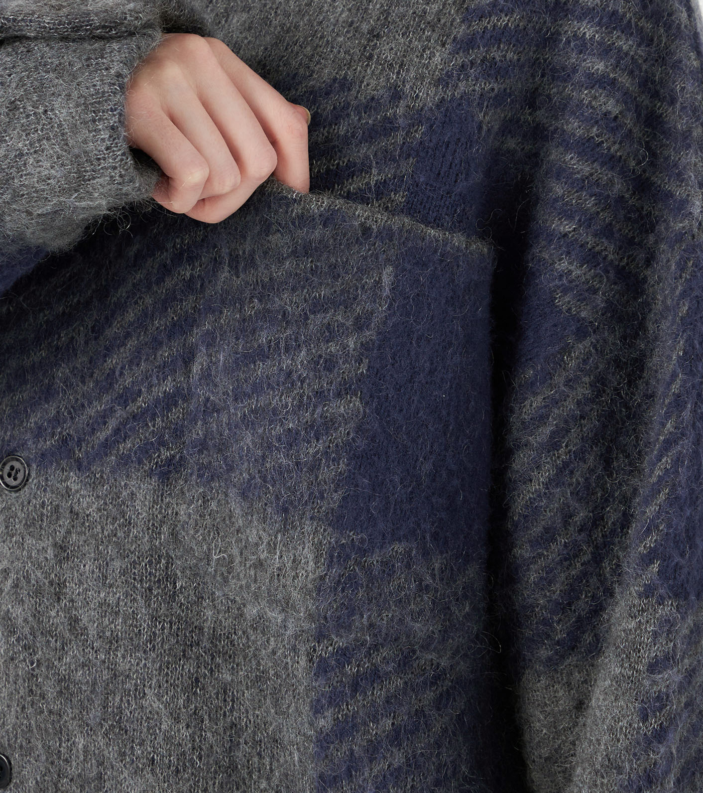 nanamica / Mohair Hooded Shirt Jacket