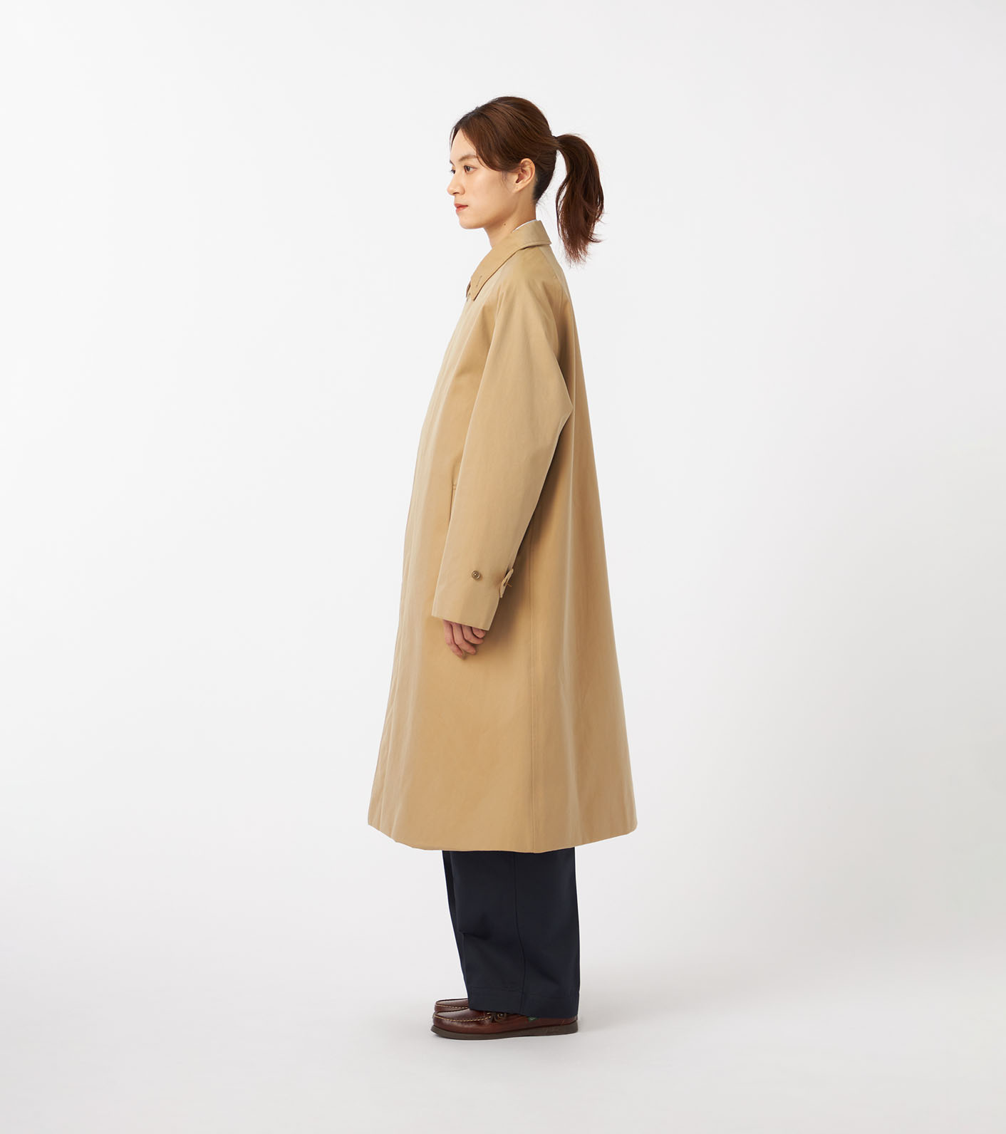 【25SS】2L Cotton GORE-TEX Balmacaan Coat 2L Cotton GORE-TEX Balmacaan Coat – nanamica NEW YORK