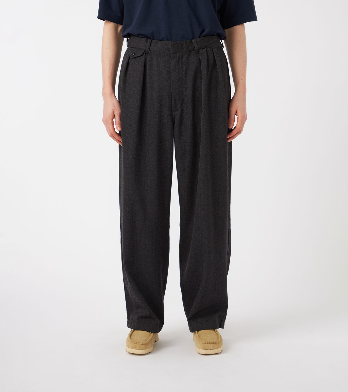 nanamica / Wool Gabardine Pleat Pants