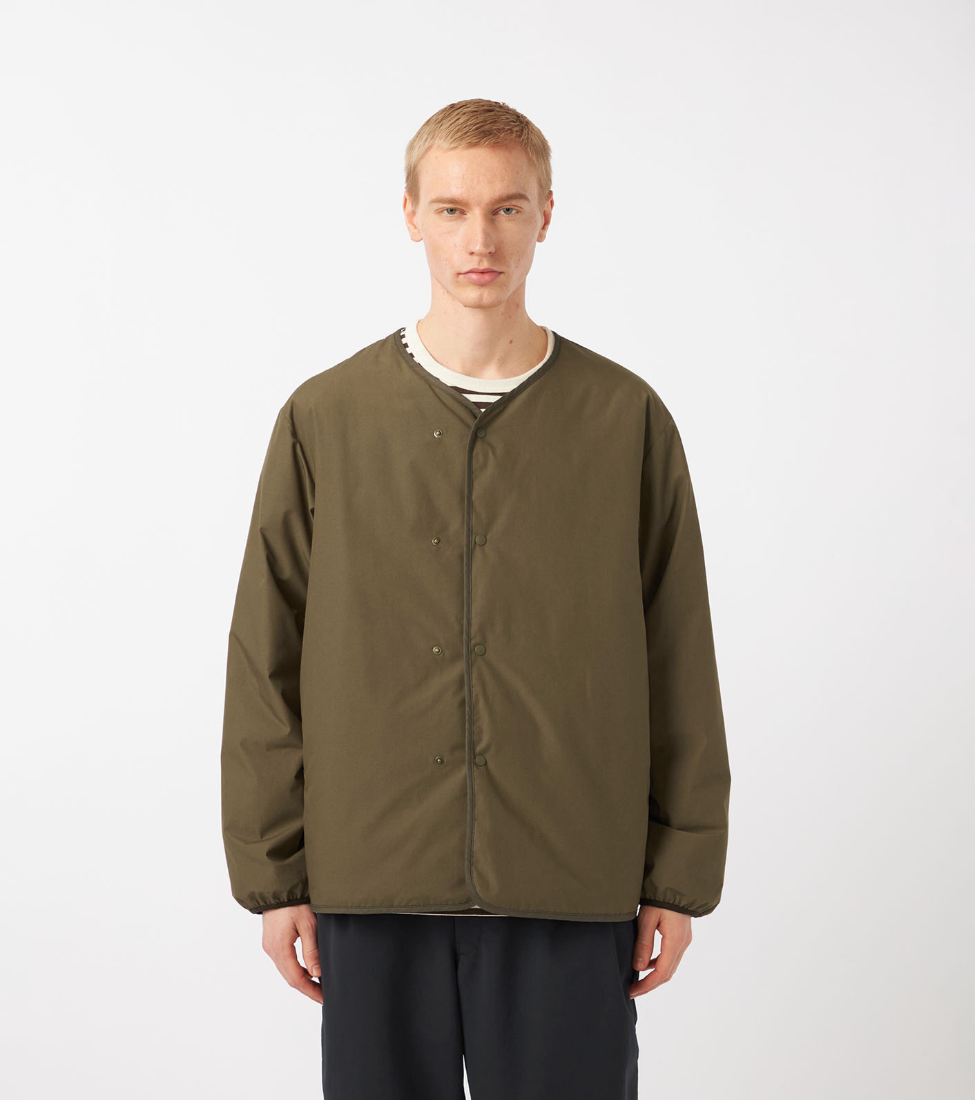 ジャケット・アウター nanamica Reversible Down Cardigan NANAMICA REVERSIBLE DOWN CARDIGAN JACKET KHAKI BEIGE | TODAY