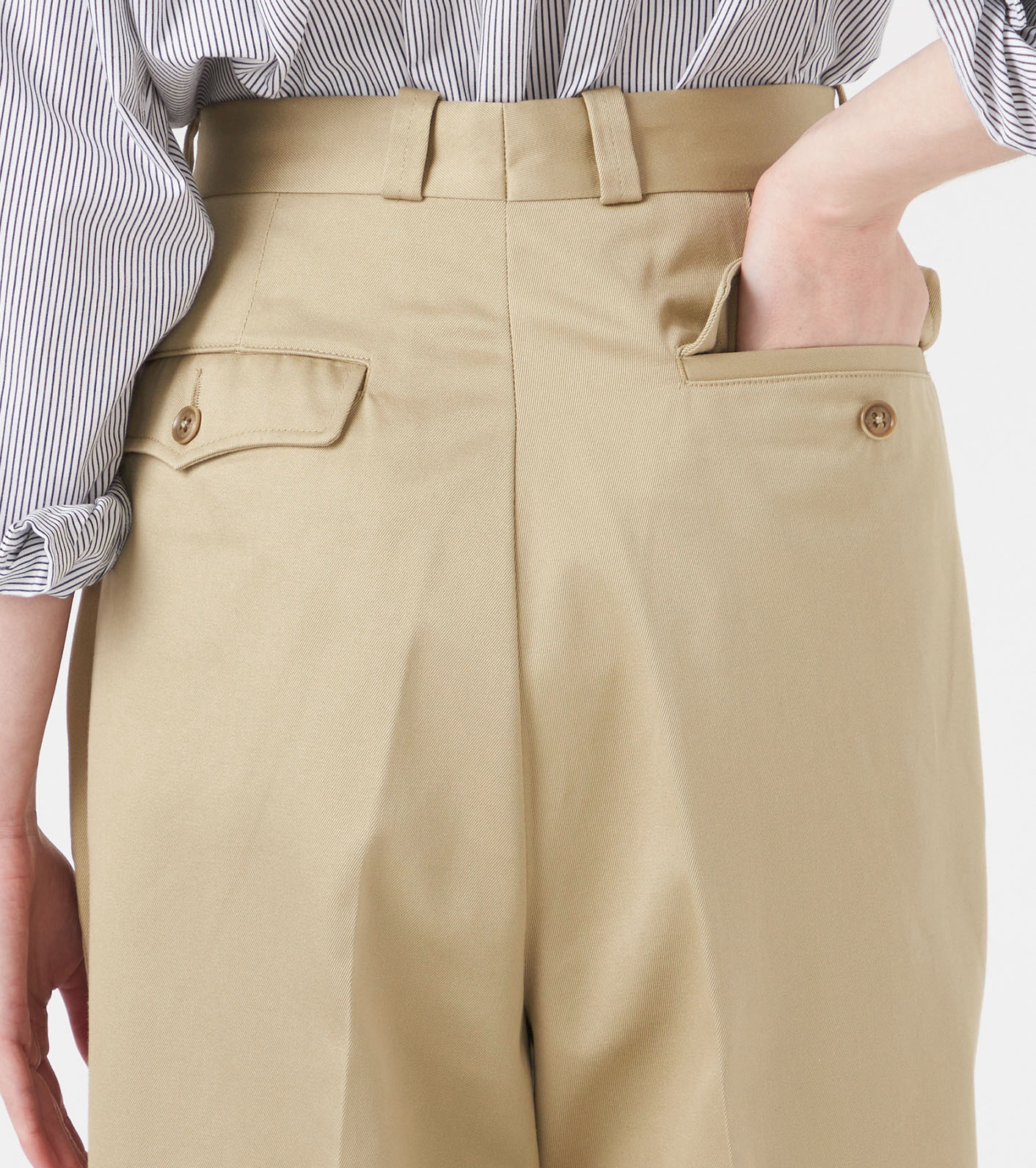 パンツ DOUBLE PLEATED CHINO TROUSERS WACKO MARIA (ワコマリア) DOUBLE PLEATED CHINO チノパン | kaddish