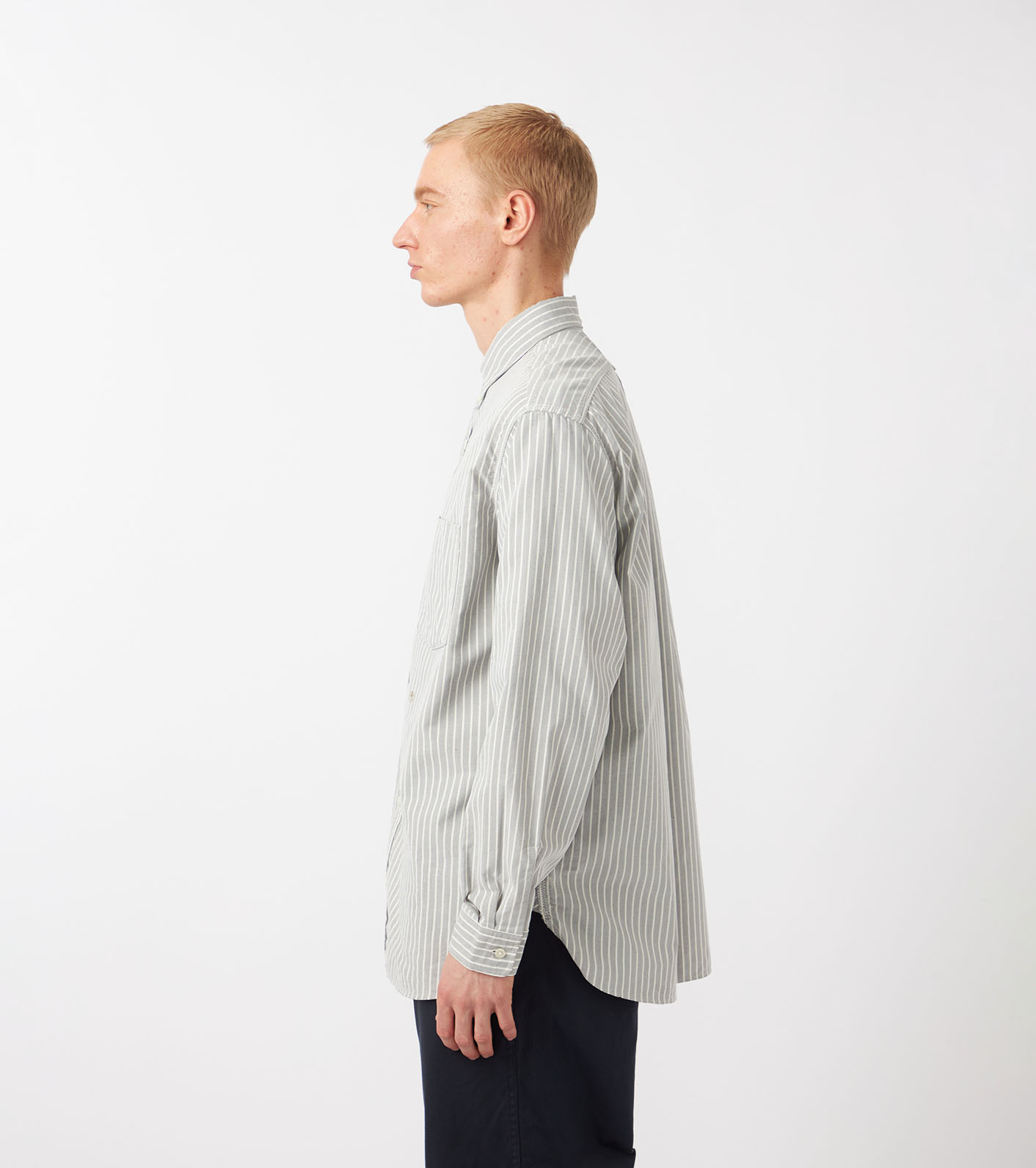 【クーポン対象外】 nanamica / Button Down Stripe Wind Shirt トップス