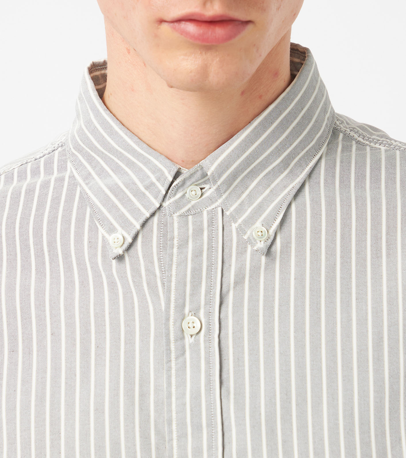 nanamica / Button Down Stripe Wind Shirt