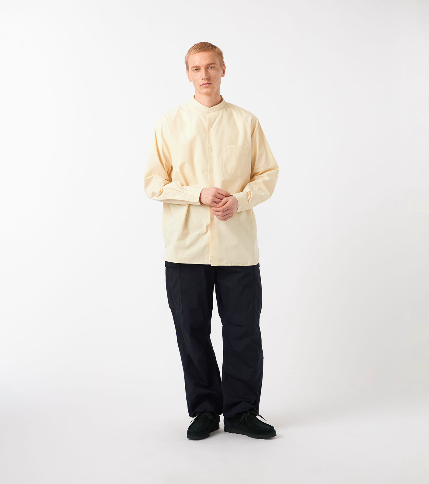 【nanamica】Band Collar Wind Shirt / WS nanamica Band Collar Wind Shirt – unexpected store