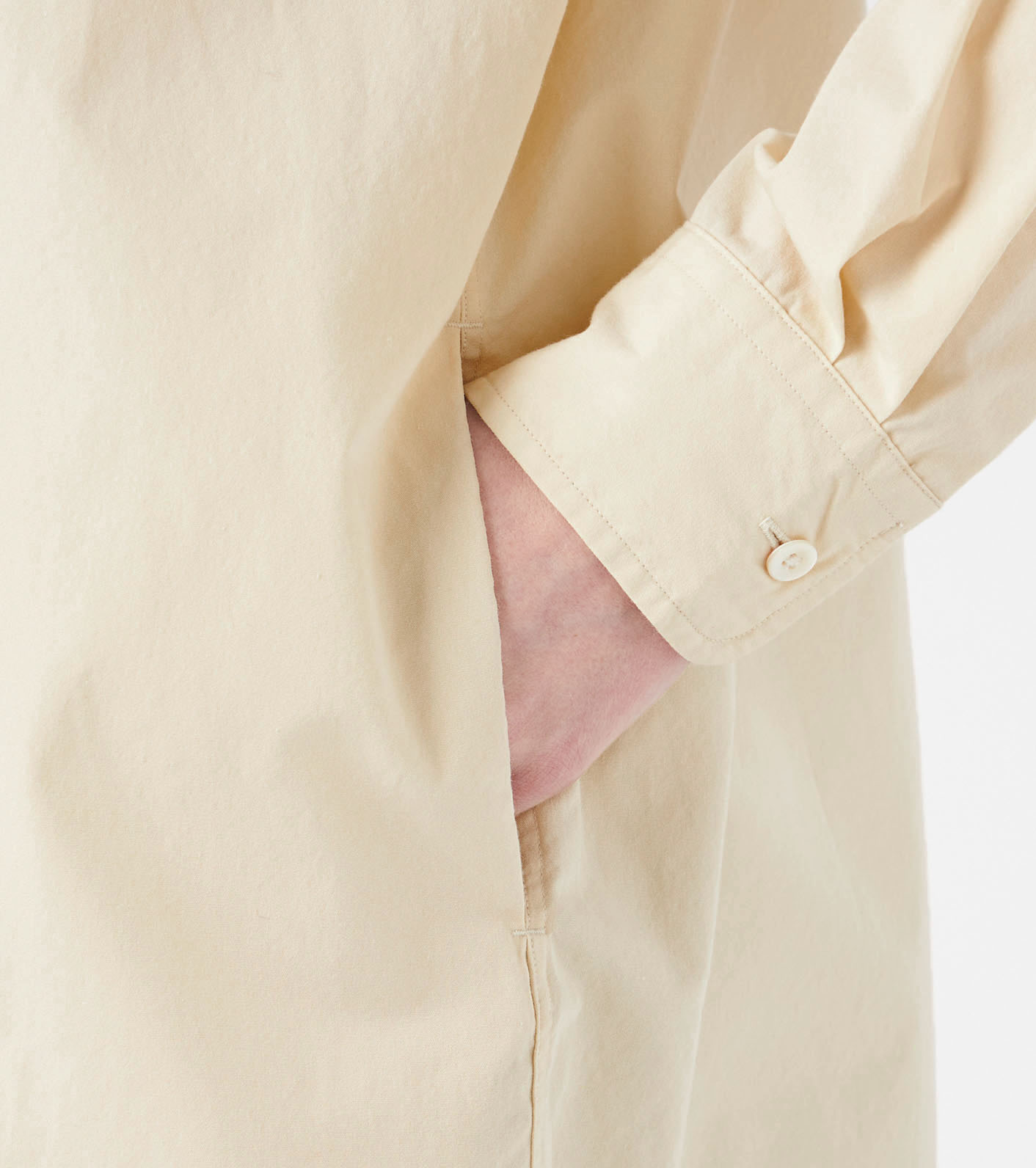 nanamica / Band Collar Wind Shirt Dress