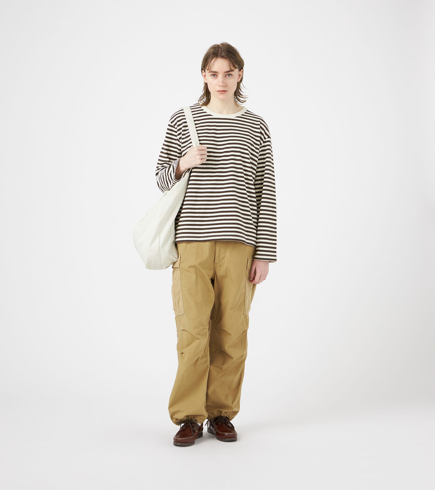 nanamica / COOLMAX Stripe Jersey L/S Tee