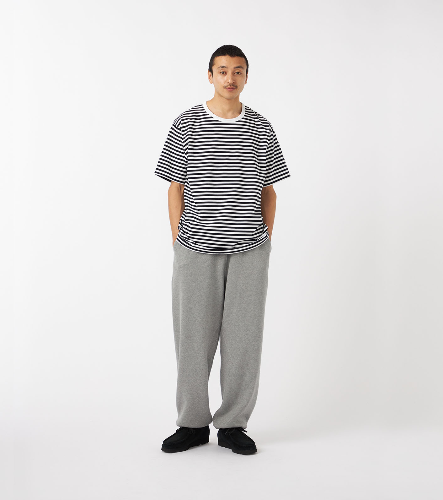 nanamica / COOLMAX Stripe Jersey Tee