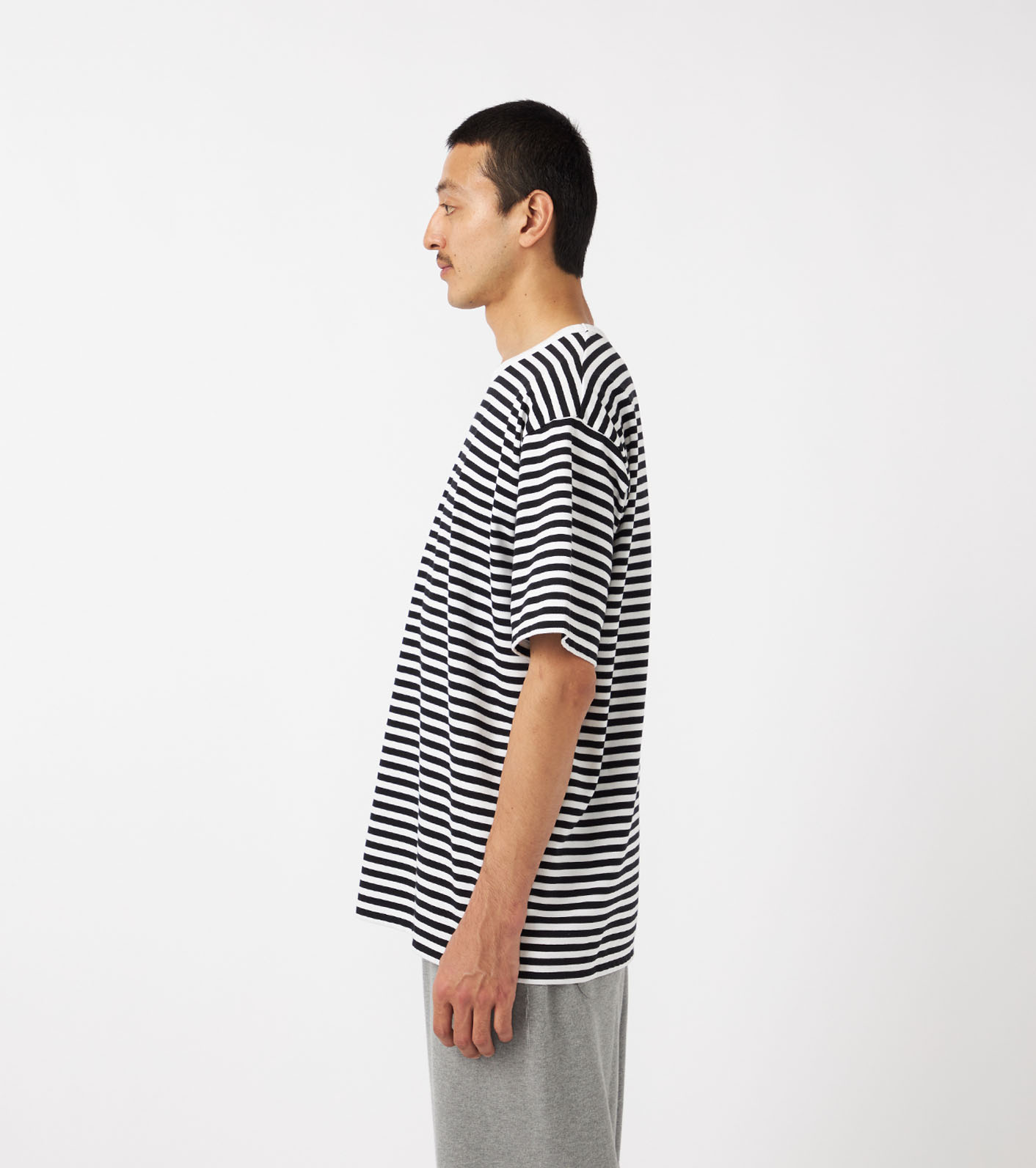nanamica / COOLMAX Stripe Jersey Tee