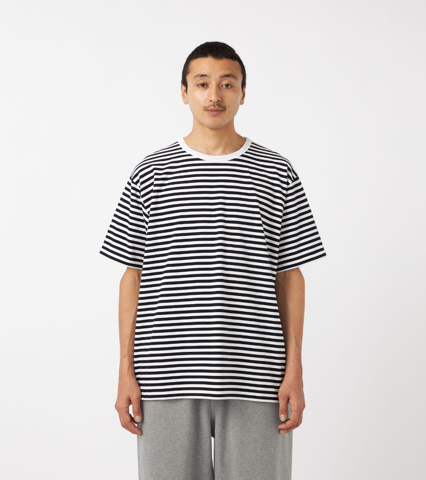 nanamica / COOLMAX Stripe Jersey Tee