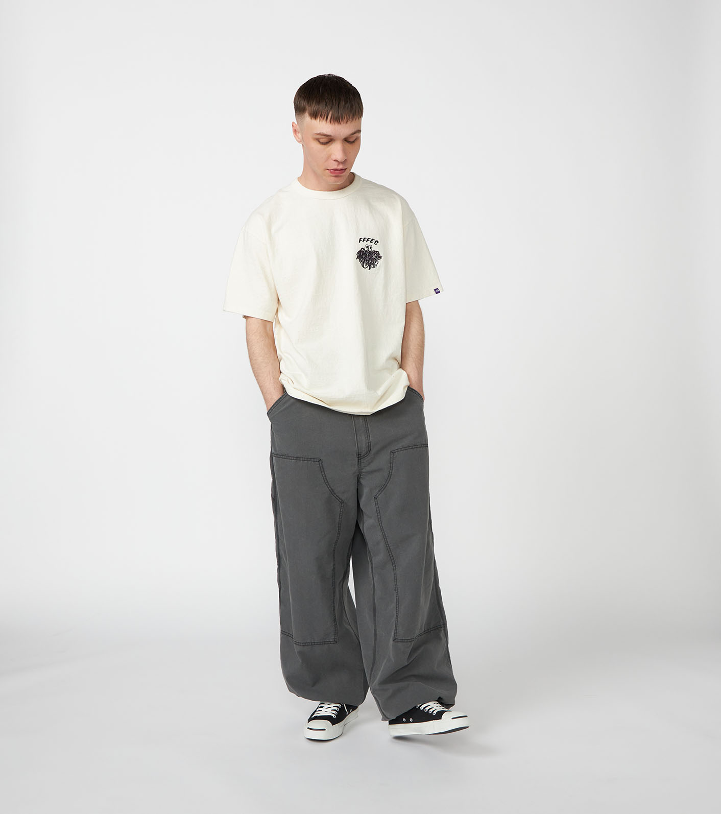パンツ nanamica Double-built Field Pants nanamica / Cotton Nylon Weather Field Double Knee Pants