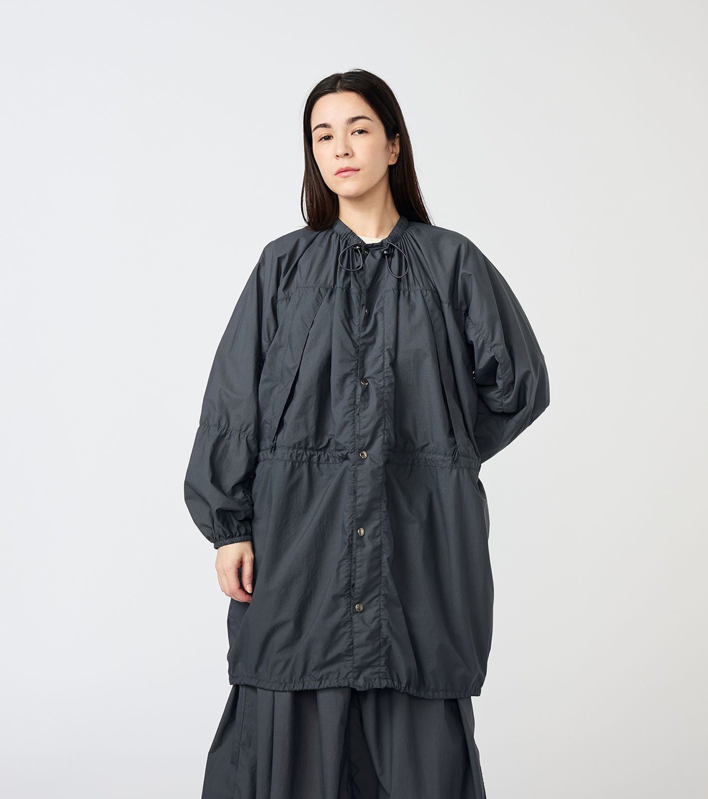 ジャケット・アウター Stone  Garment Dye Nylon Field JKT nanamica / Garment Dyed Nylon Field Shirred Coat
