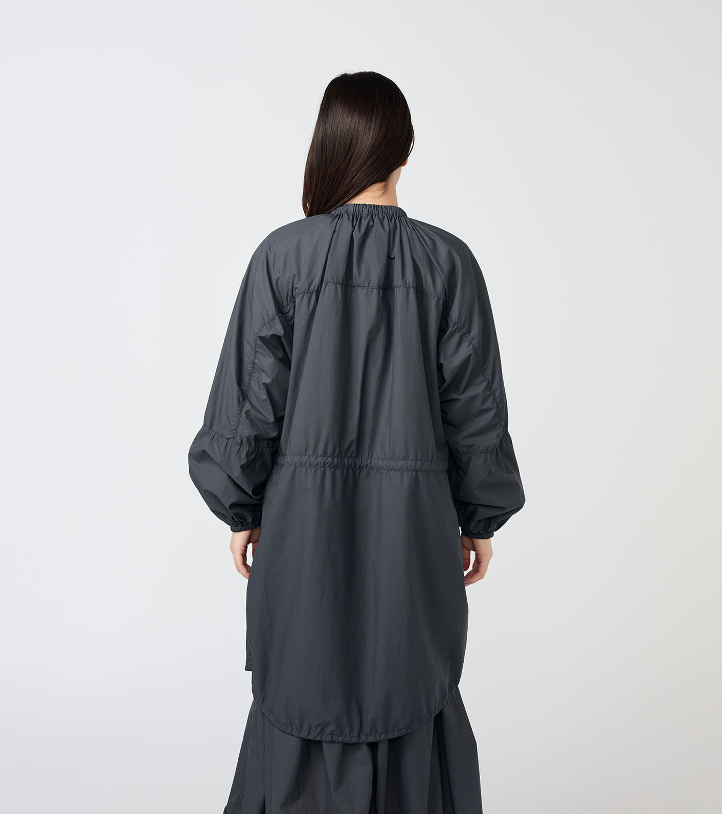nanamica / Garment Dyed Nylon Field Shirred Coat