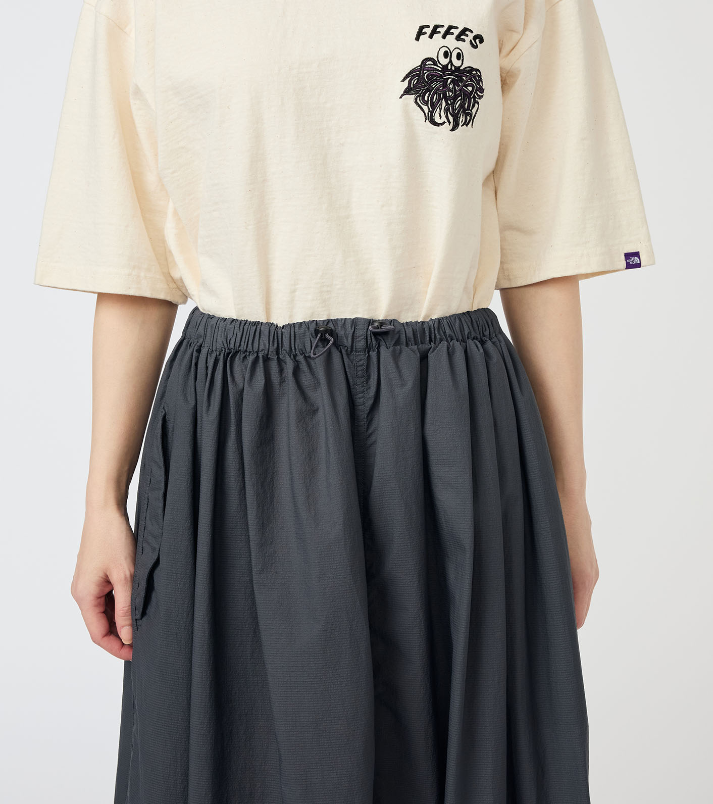 スカート NANAMi nanamica / Garment Dyed Nylon Over Skirt