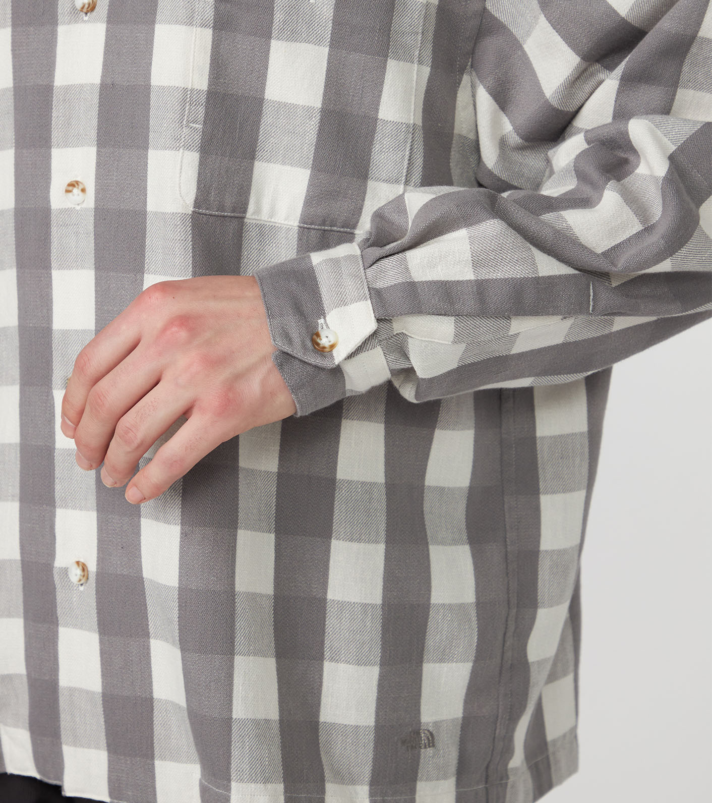 nanamica / Checkerboard Field Open Collar Shirt