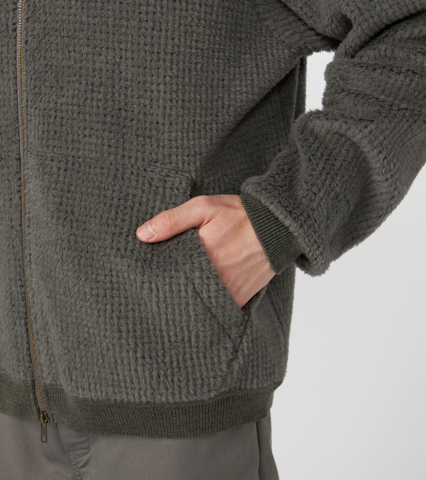 nanamica / POLARTEC Wool Fleece Sweater Jacket