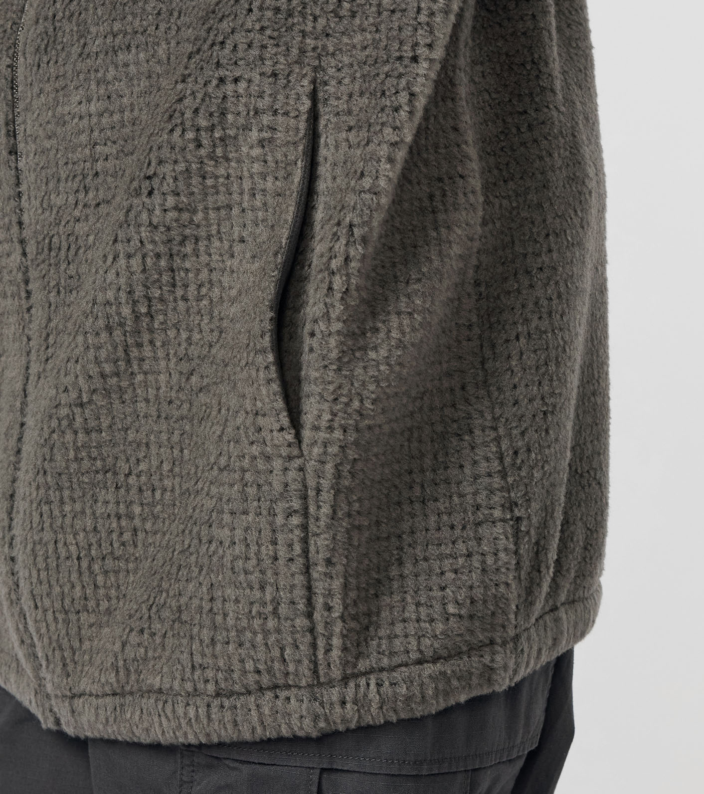 nanamica / POLARTEC Wool Fleece Zip Up Sweater