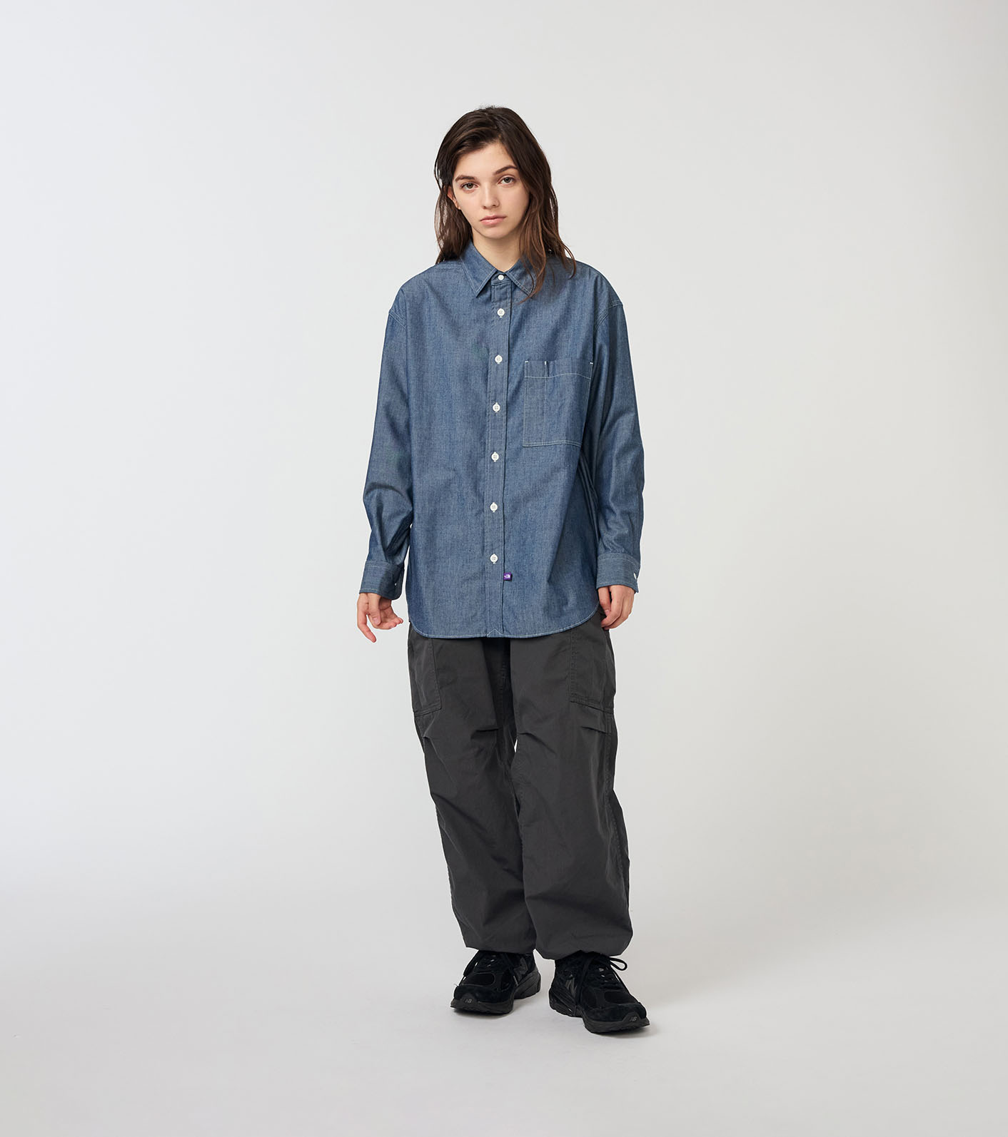 nanamica / Regular Collar Chambray Field Shirt