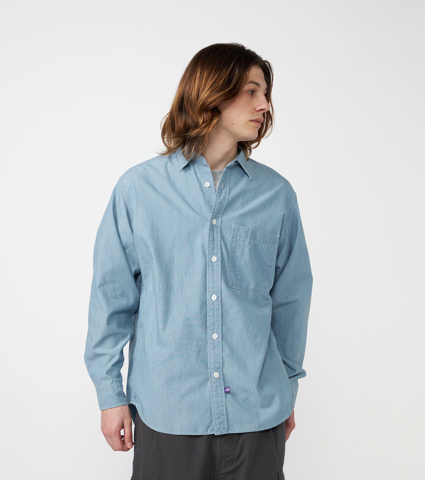 nanamica / Regular Collar Chambray Field Shirt