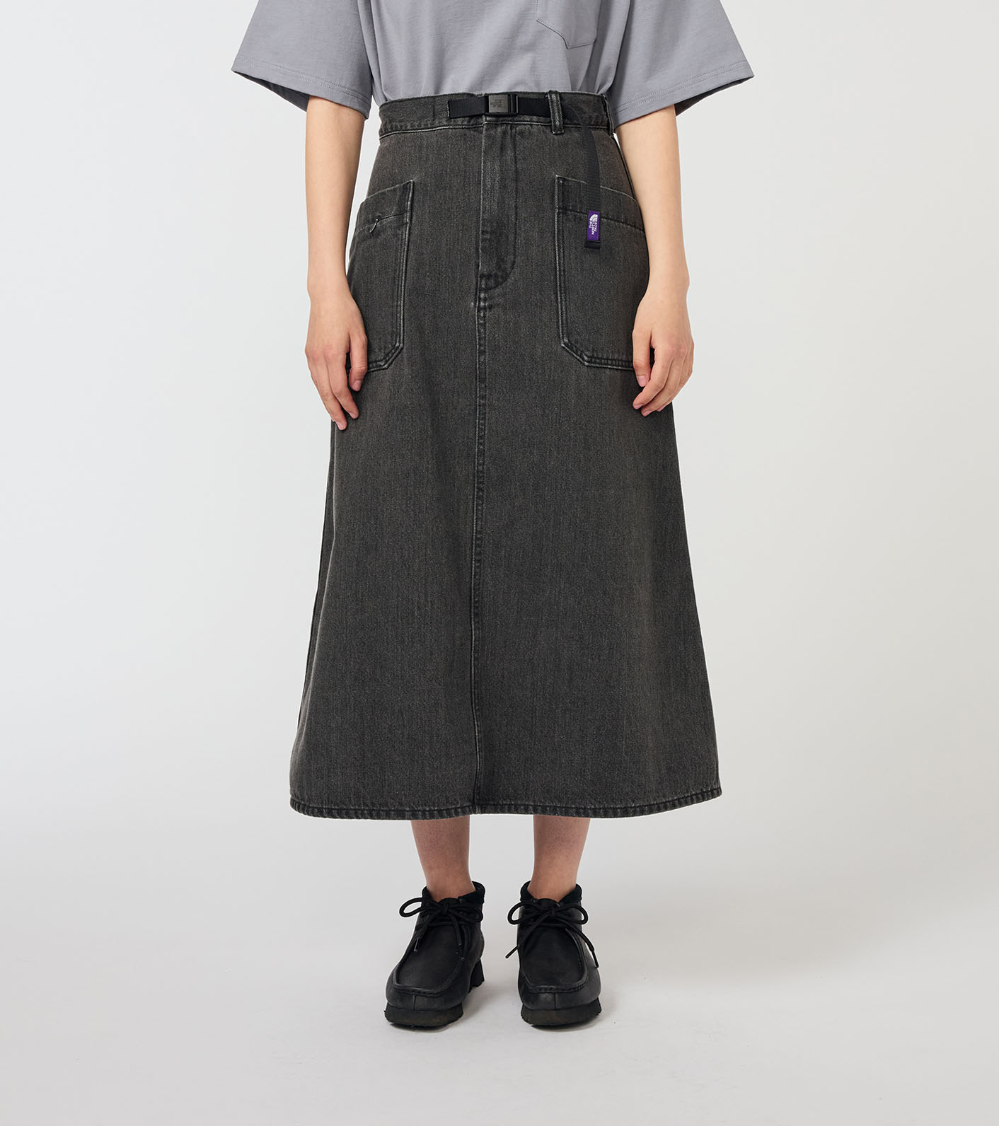 THE NORTH FACEノースフェイスデニムスカート インディゴ Mナナミカ nanamica / Denim Field Skirt