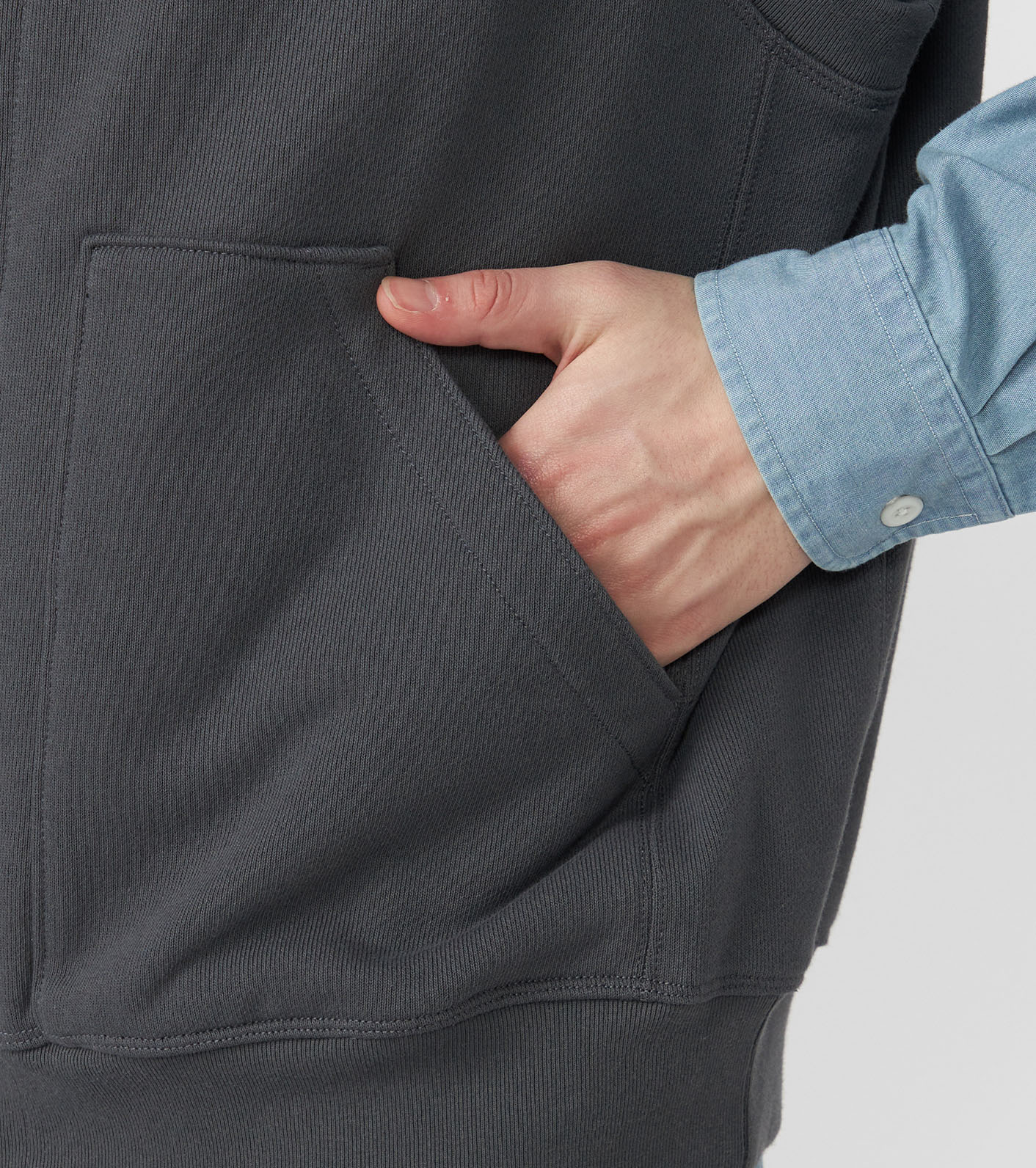 トップス ORDINAYFITS INLAY SWEATVEST トップス ORDINAYFITS INLAY