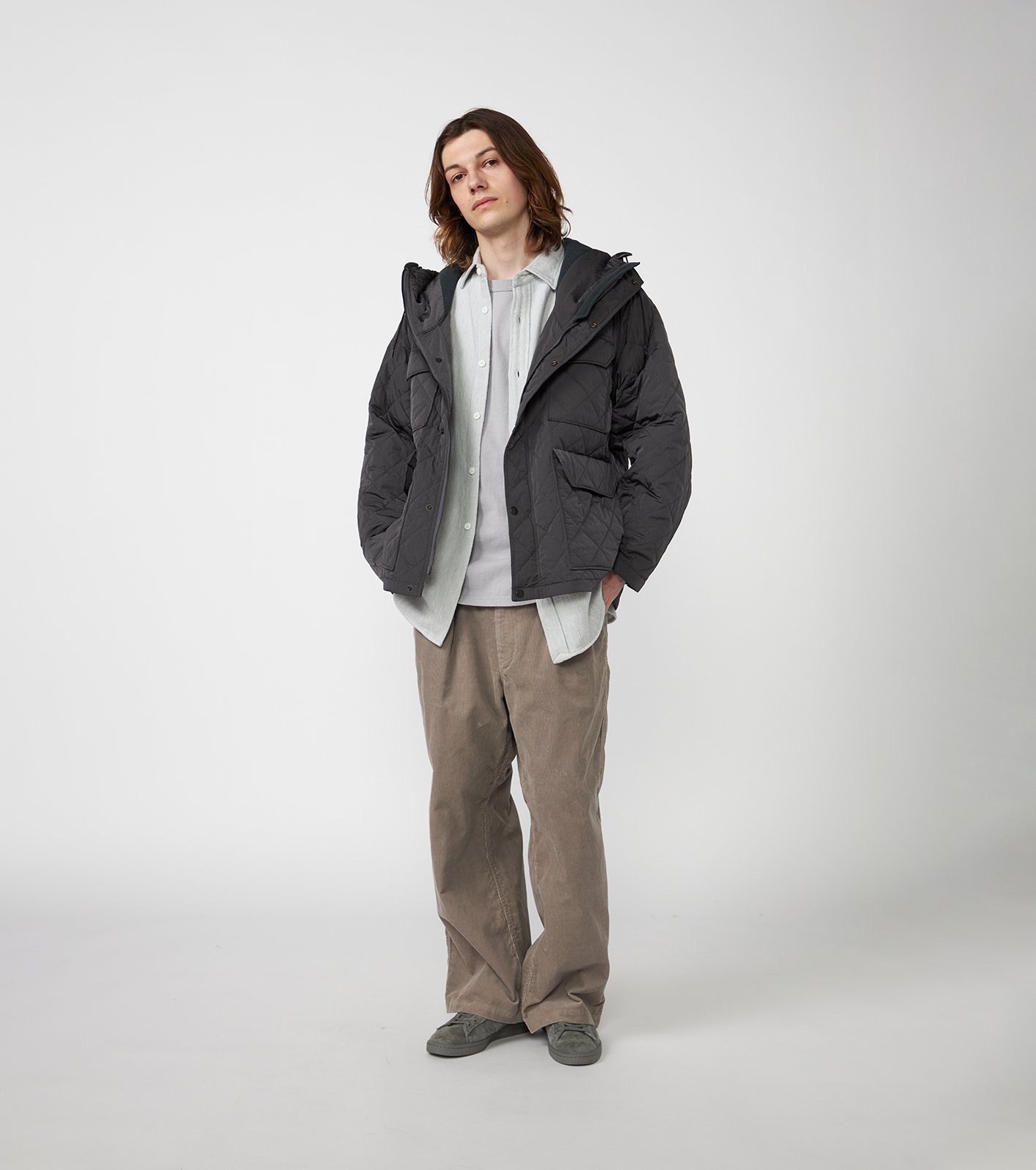 【レア商品】THE NORTH FACE Mountain Parka LL THE NORTH FACE PURPLE LABEL 65/35 Sierra Parka Asphalt Gray