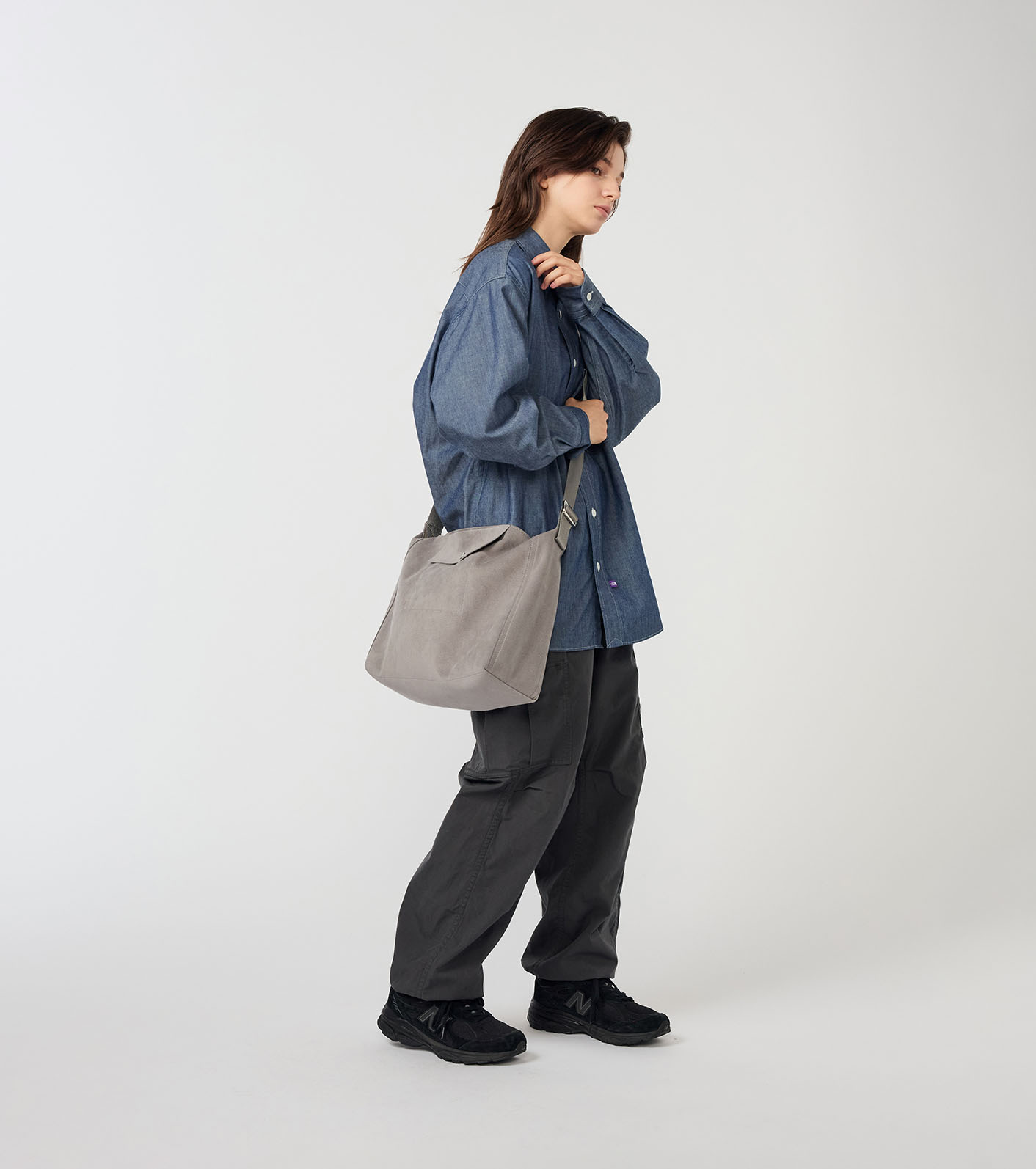 nanamica / Synthetic Leather Shoulder Bag