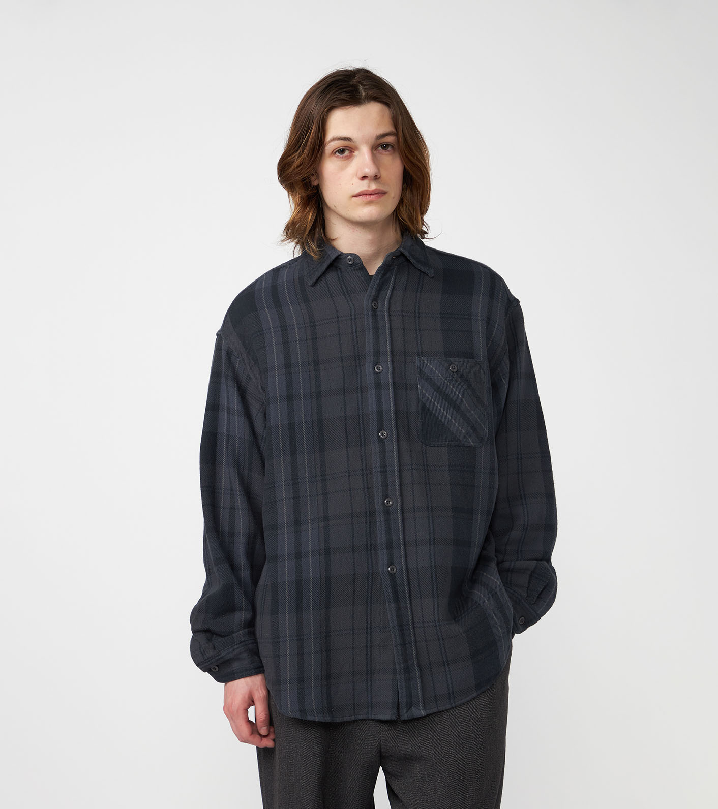 nanamica / Flannel Plaid Field Shirt