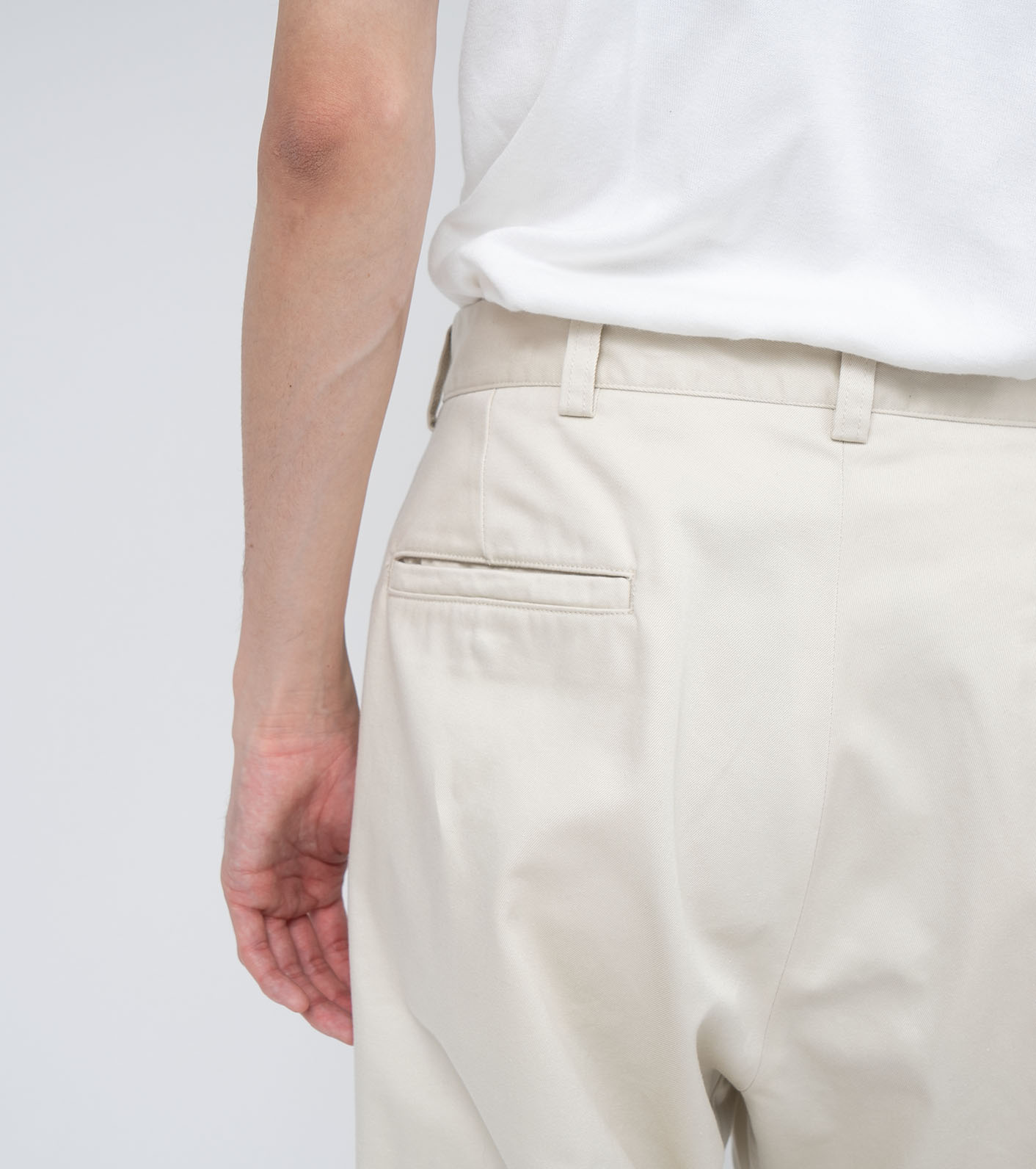 nanamica チノパン 34 ナチュラル nanamica Wide Chino Pants | ワイドテーパードカットの