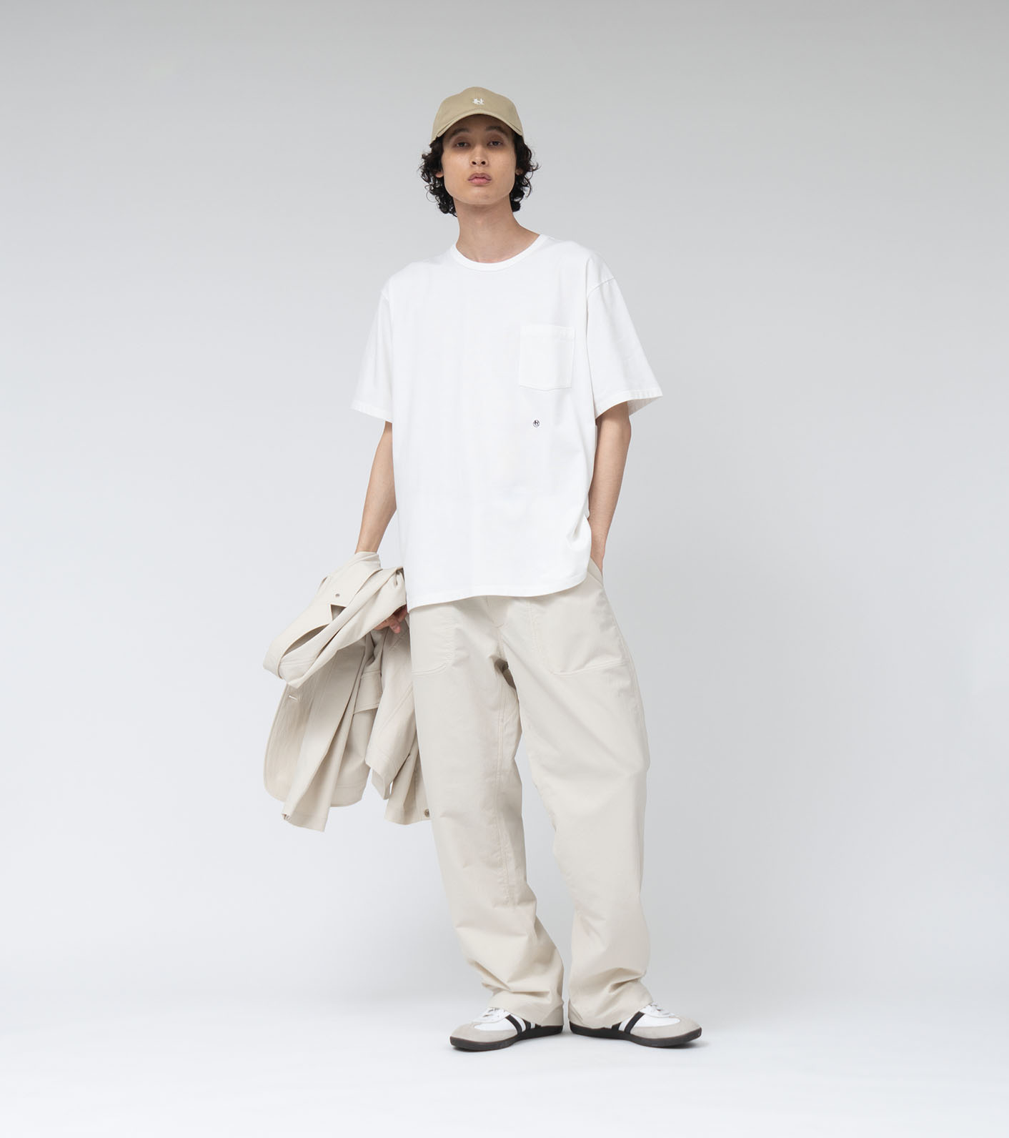 ナナミカ クールマックス ジャージー ポケット Tシャツ ナナミカ]クールマックスジャージーポケットティー / NANAMICA