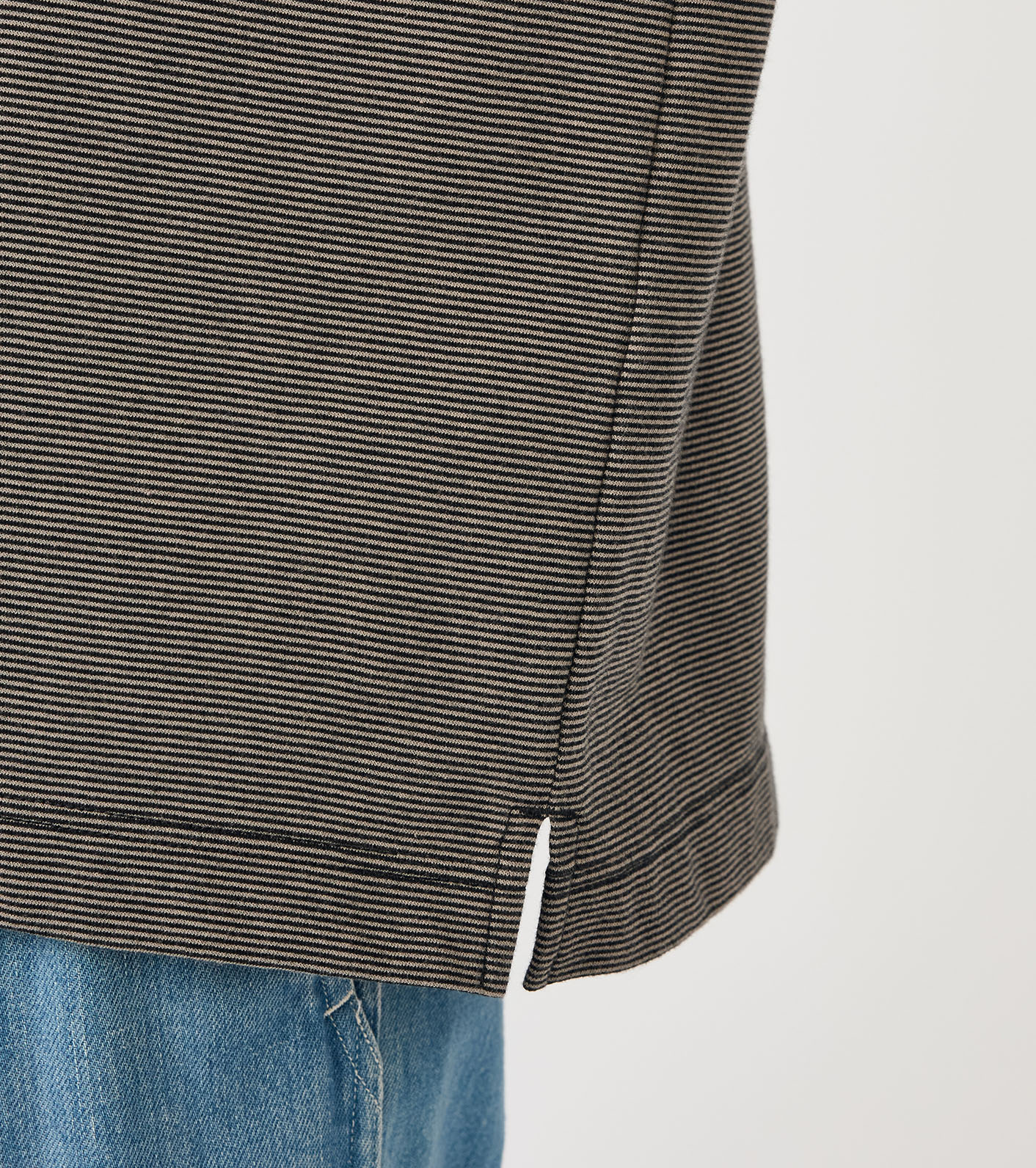 nanamica / Micro Stripe Pocket L/S Tee