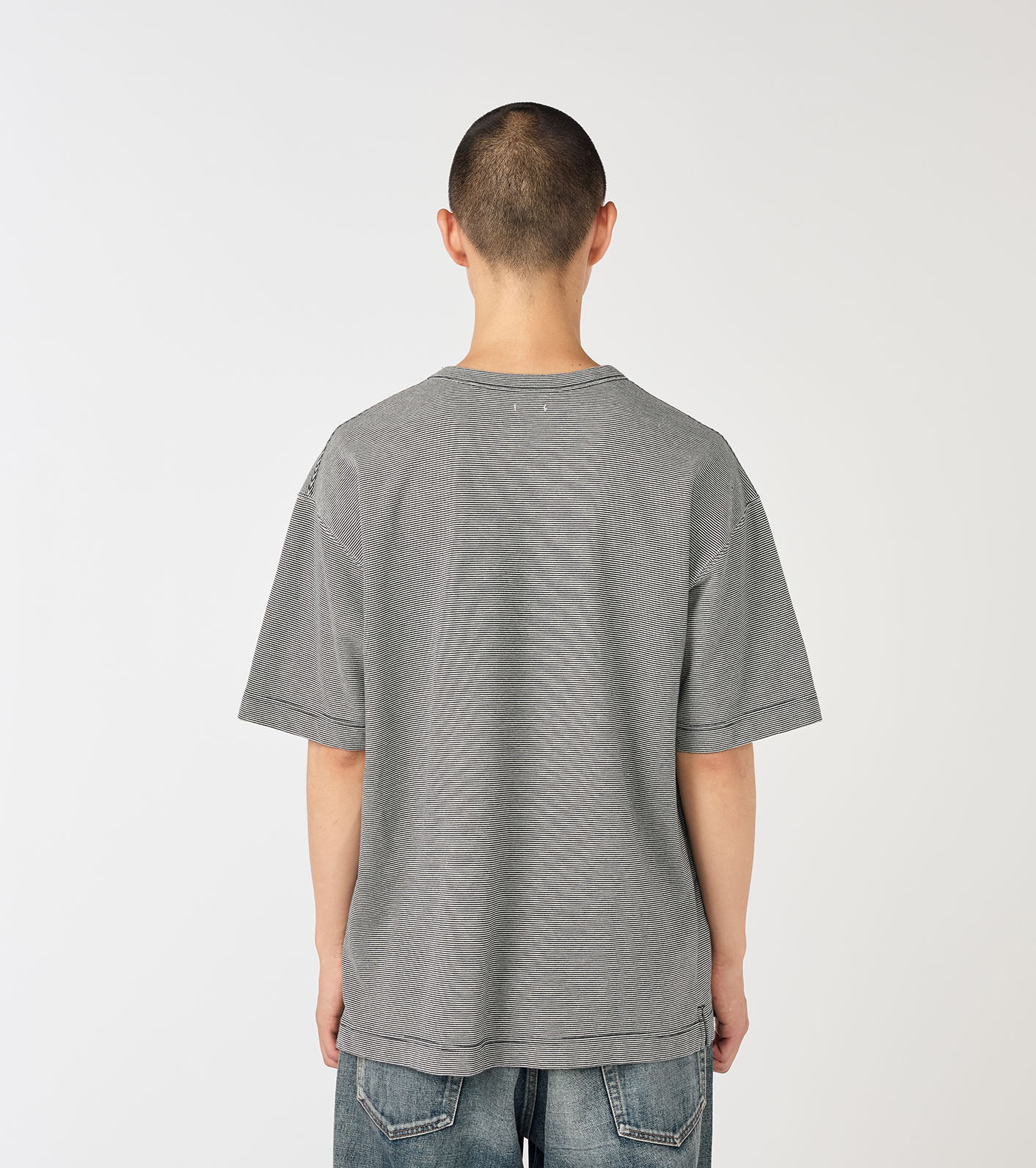 nanamica / Micro Stripe Pocket Tee