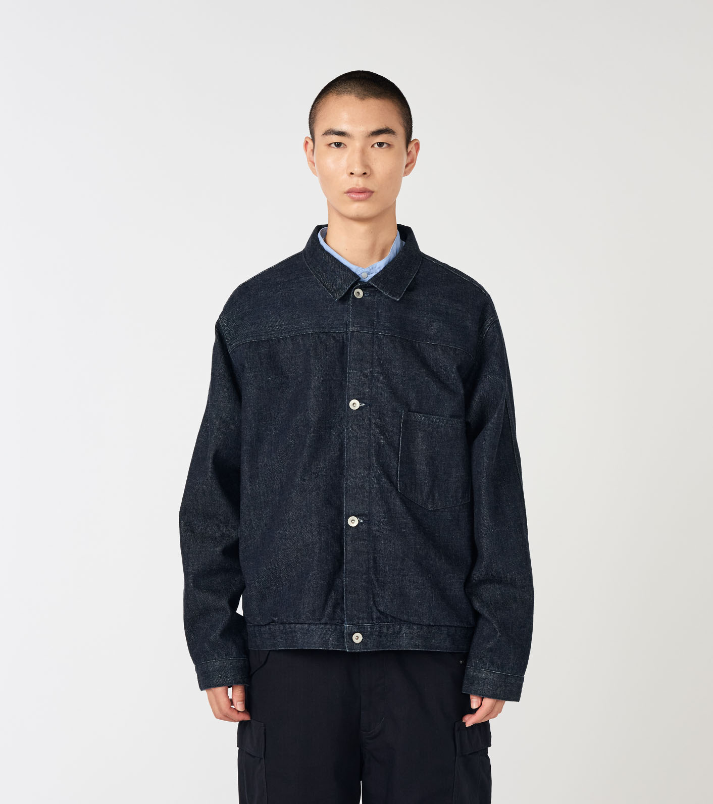 nanamica / Short Denim Jacket