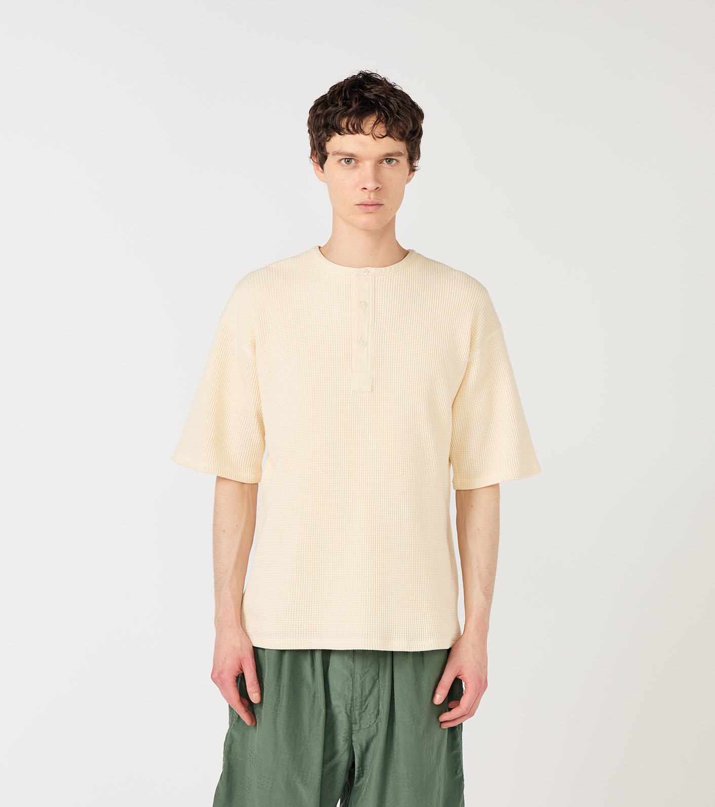 nanamica / Henry Neck Thermal Sweat Tee