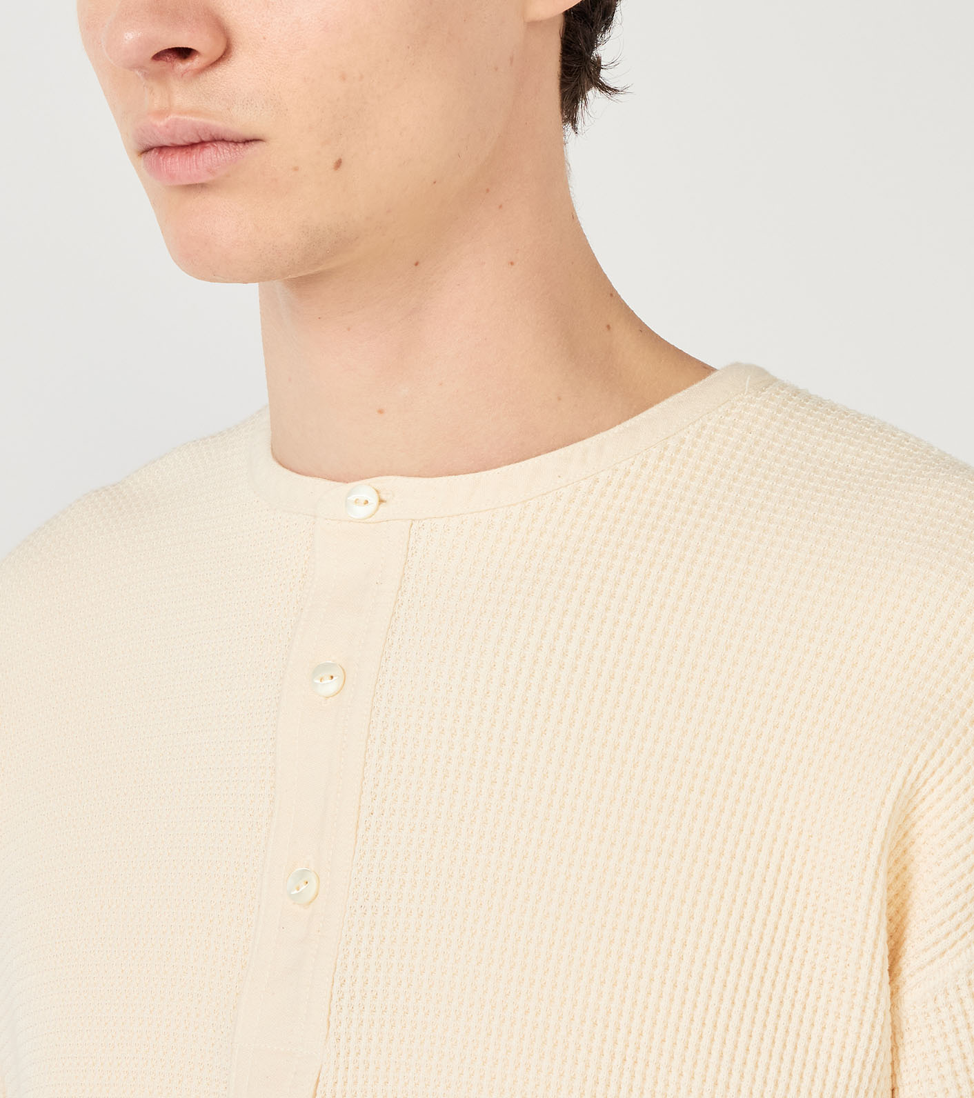 nanamica / Henry Neck Thermal Sweat Tee