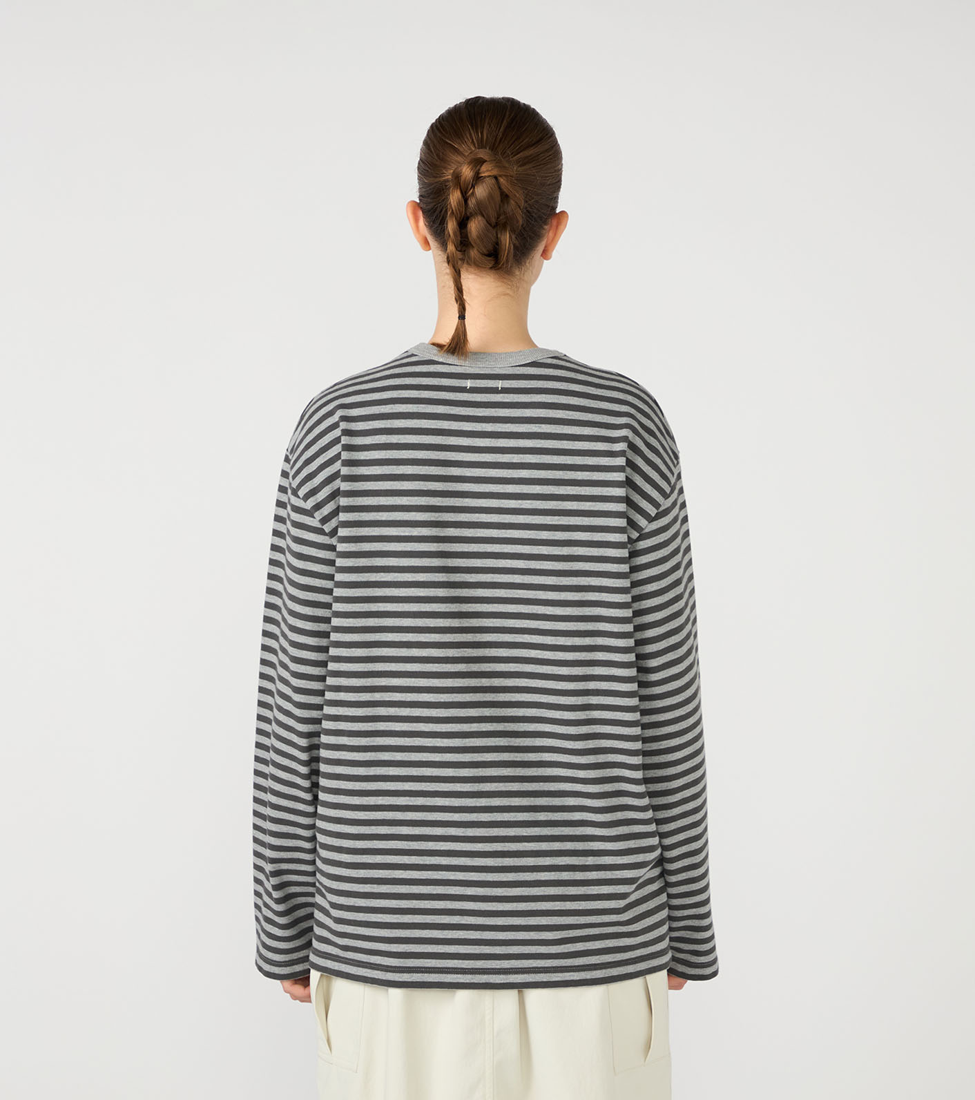 nanamica / COOLMAX Stripe Jersey L/S Tee