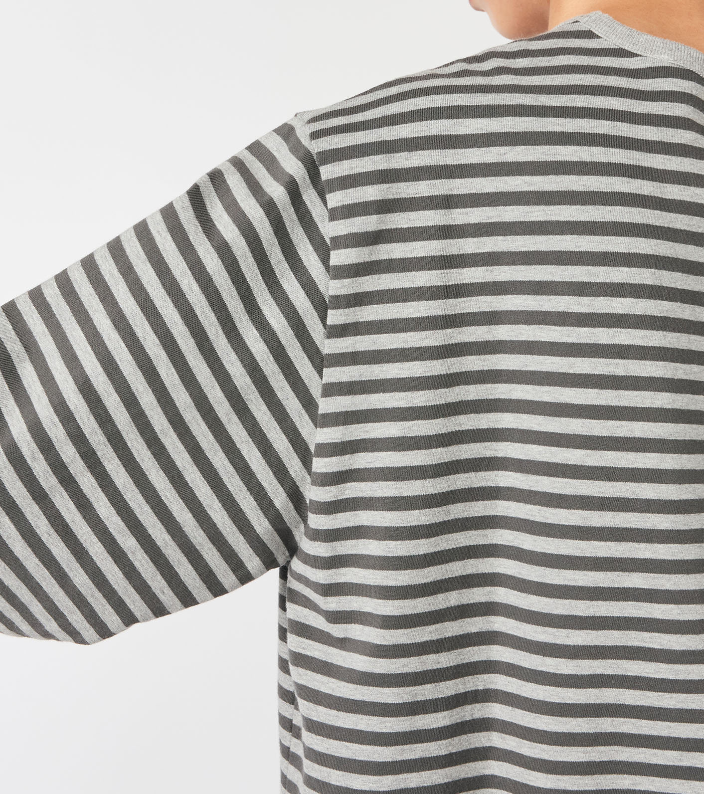 nanamica / COOLMAX Stripe Jersey L/S Tee