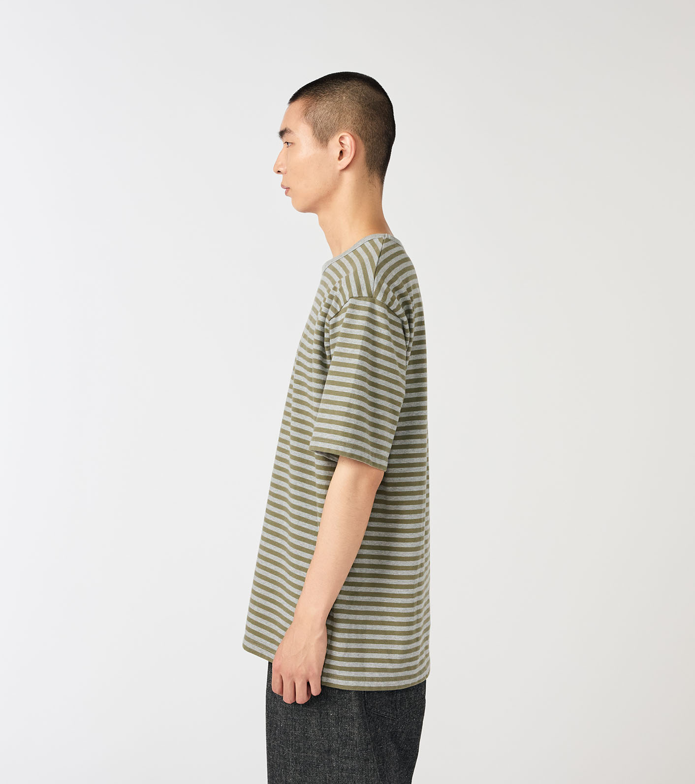nanamica / COOLMAX Stripe Jersey Tee
