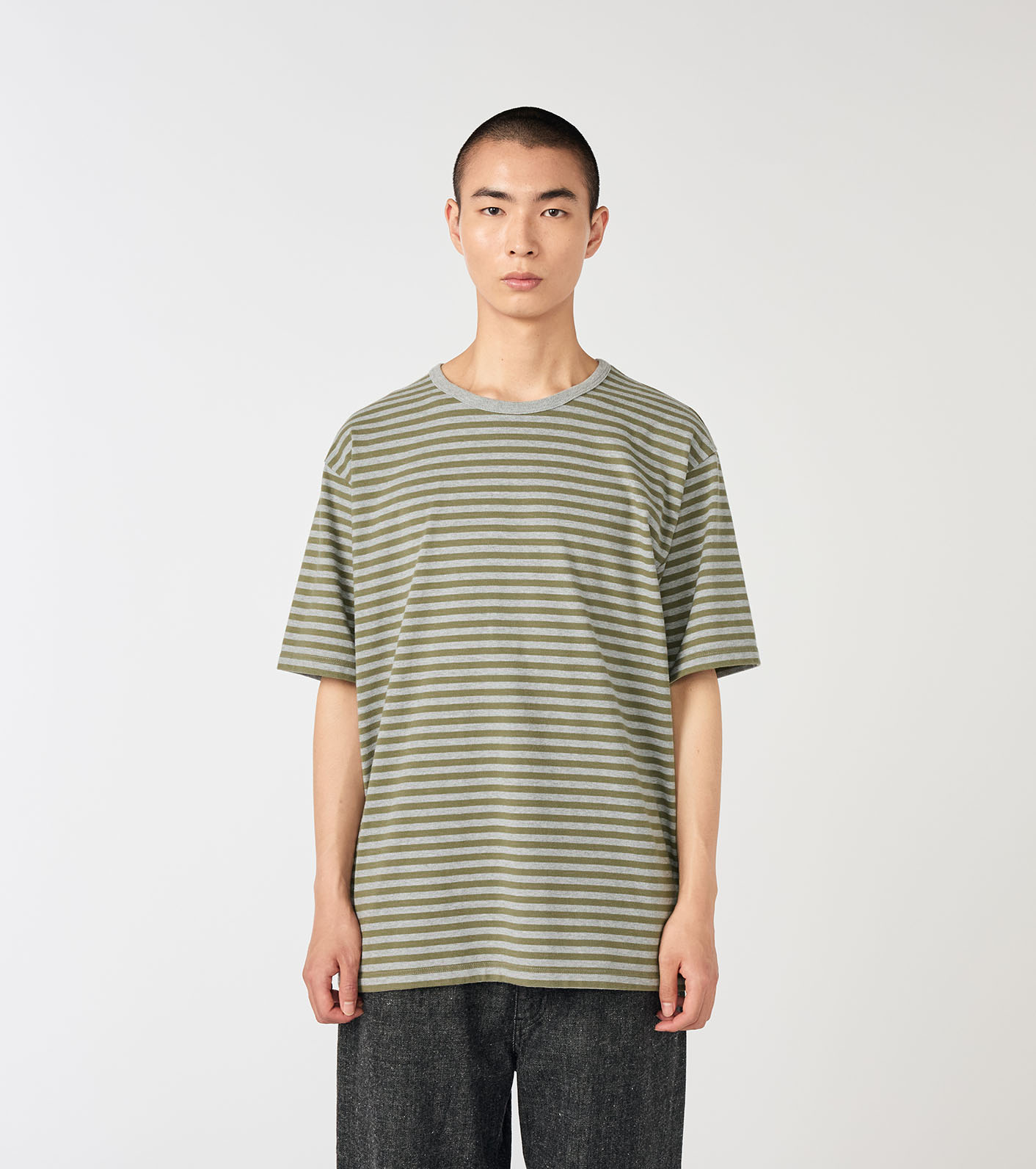 なんさま nanamica / COOLMAX Stripe Jersey L/S Tee